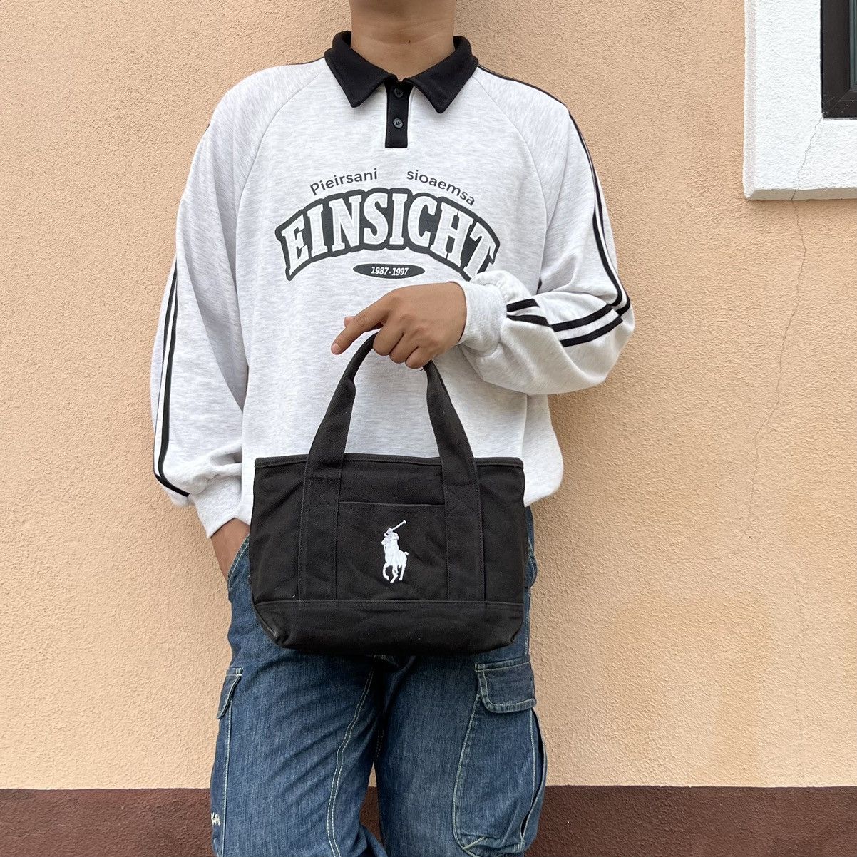 Polo Ralph Lauren Polo Ralph Lauren Black Tote Bag Size ONE SIZE - 1 Thumbnail
