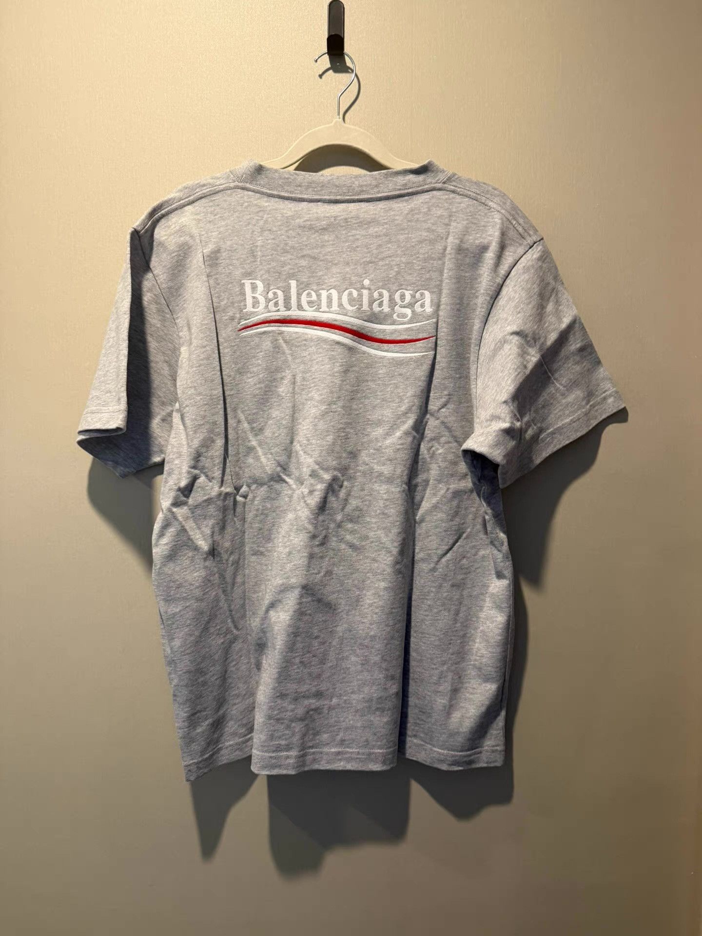 Balenciaga Balenciaga Grey Cola T-shirt。 Ｑ20 Size US XL / EU 56 / 4 - 3 Thumbnail