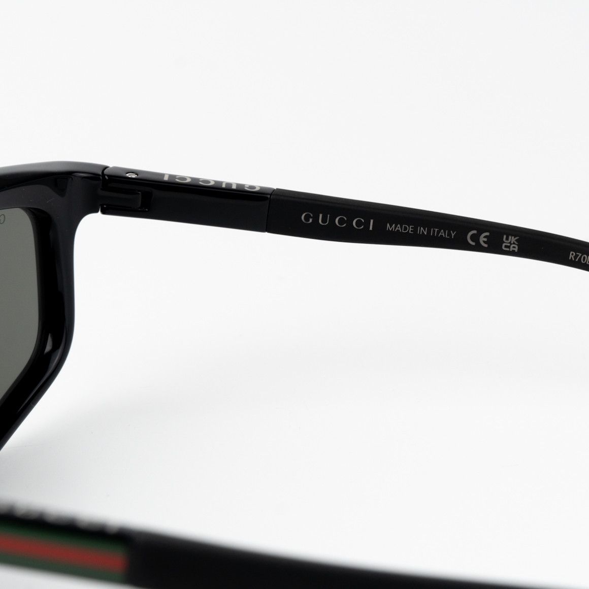 Gucci NEW Gucci GG1736S 001 Black Grey Unisex Sunglasses GG 1736S Size ONE SIZE - 7 Thumbnail