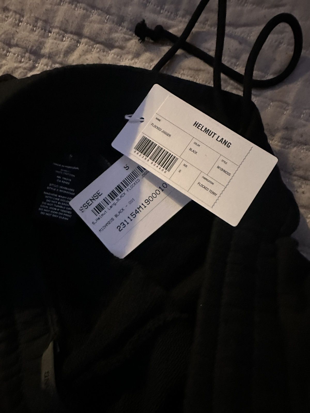 Helmut Lang Helmut Lang Blacked Flocked Jogger Size US 29 - 4 Thumbnail