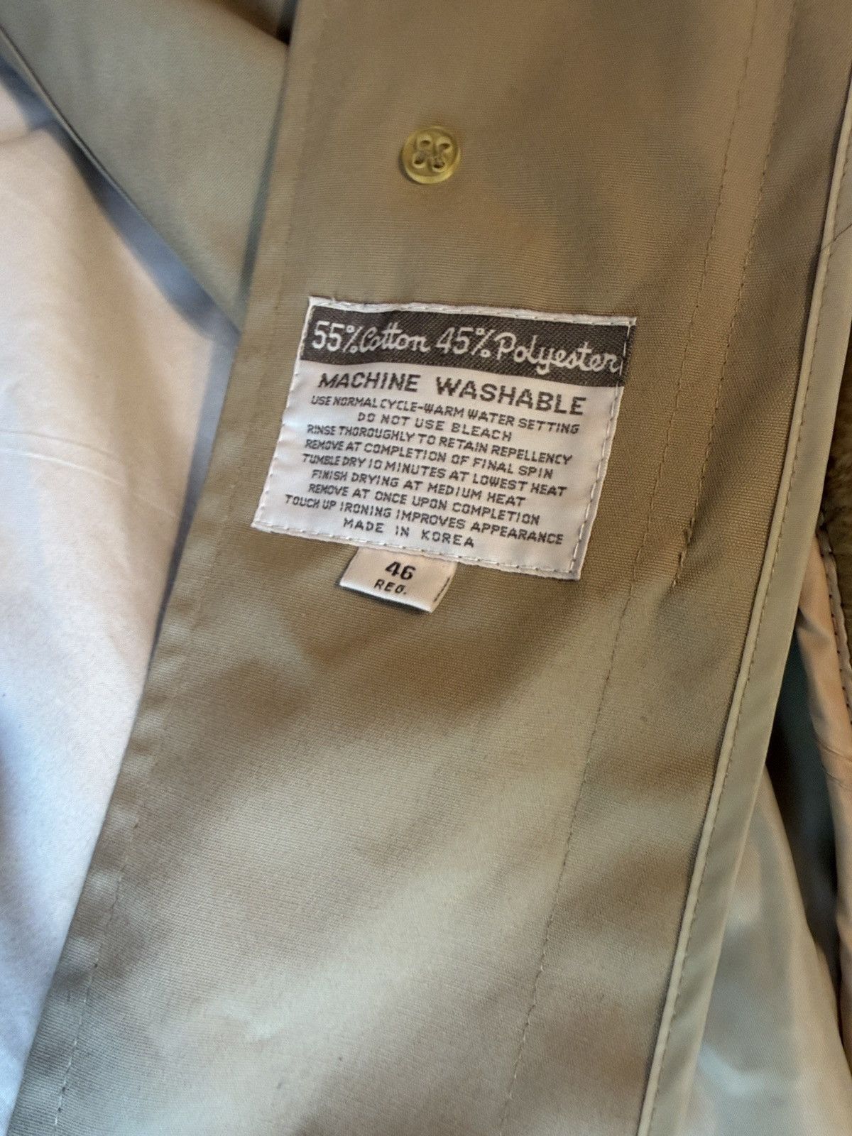 Misty Harbor Misty Harbor Vintage Men’s Tan Trench Coat Size US XL / EU 56 / 4 - 7 Thumbnail