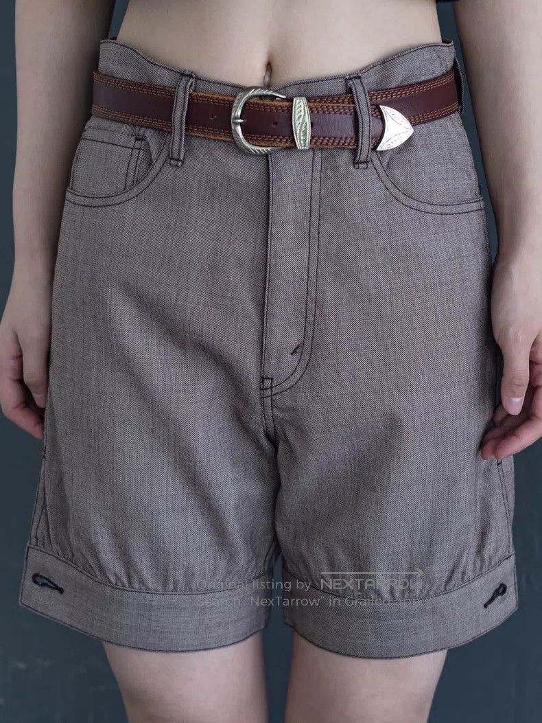 Junya Watanabe Junya Watanabe size S Brown welted shorts Size 23" - 6 Thumbnail