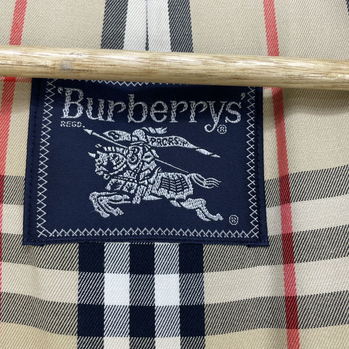 Autumn Cashmere × Burberry × Vintage 💥Vintage Burberrys Nova Check Trench Coat Jacket Size US M / EU 48-50 / 2 - 7 Thumbnail