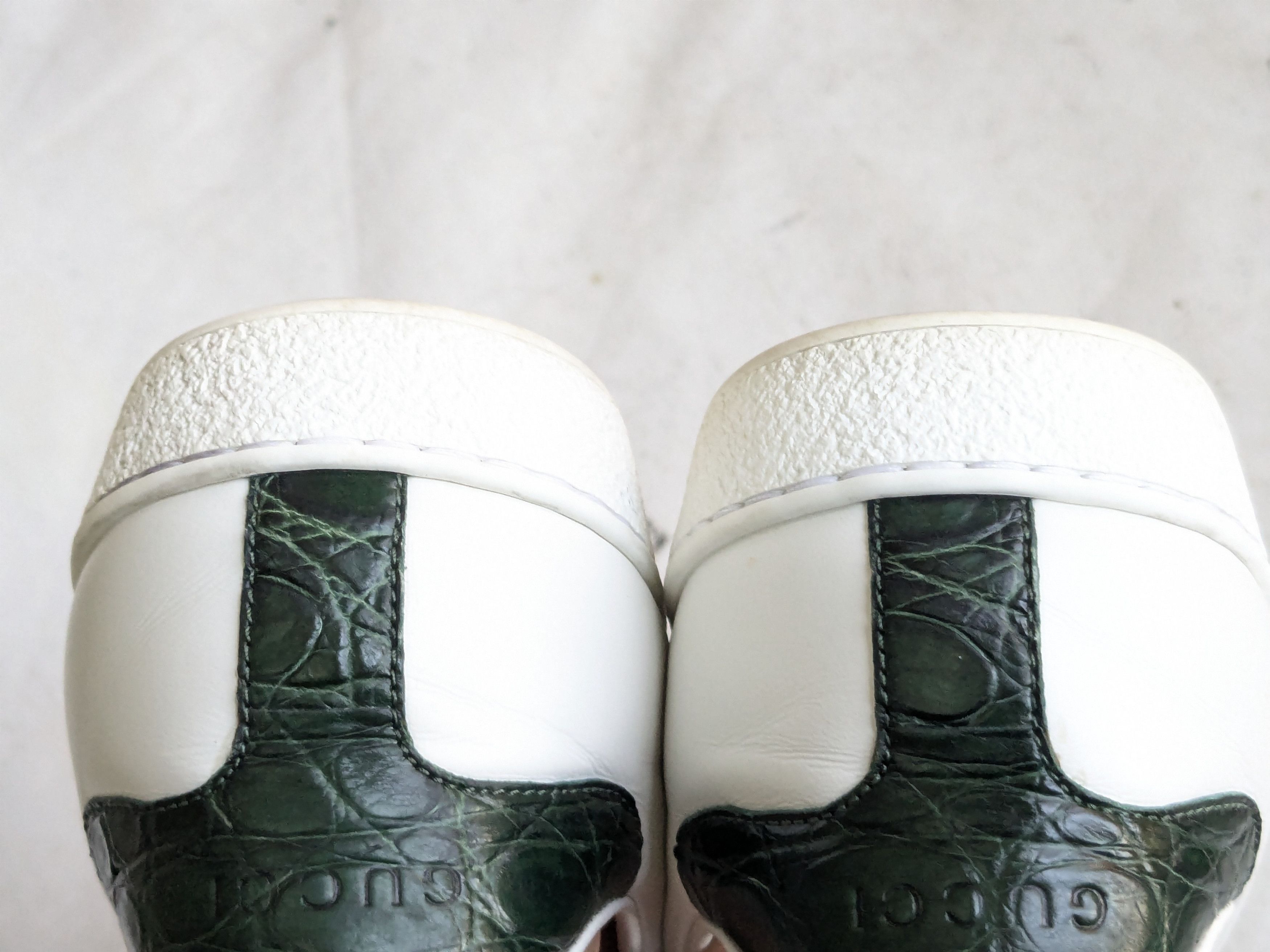 Gucci Gucci Ace White Leather 10 Low Tops Size US 10 / EU 43 - 10 Thumbnail