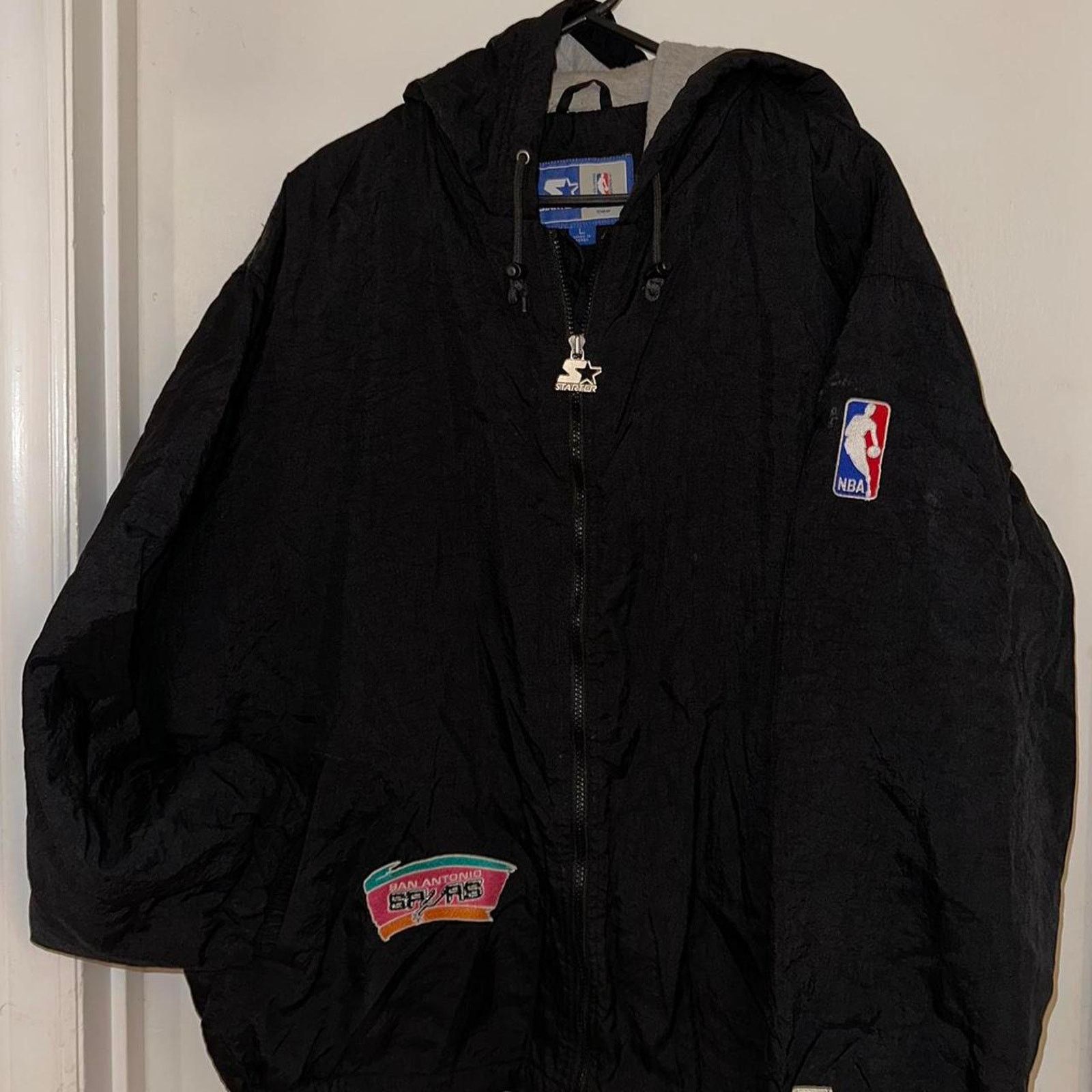 Starter Vintage Starter San Antonio Spurs NBA Full Zip Jacket size L Size US L / EU 52-54 / 3 - 1 Thumbnail