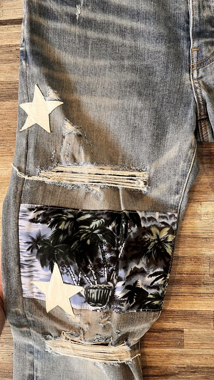 Amiri AMIRI jeans Star Patch Size US 33 - 4 Thumbnail