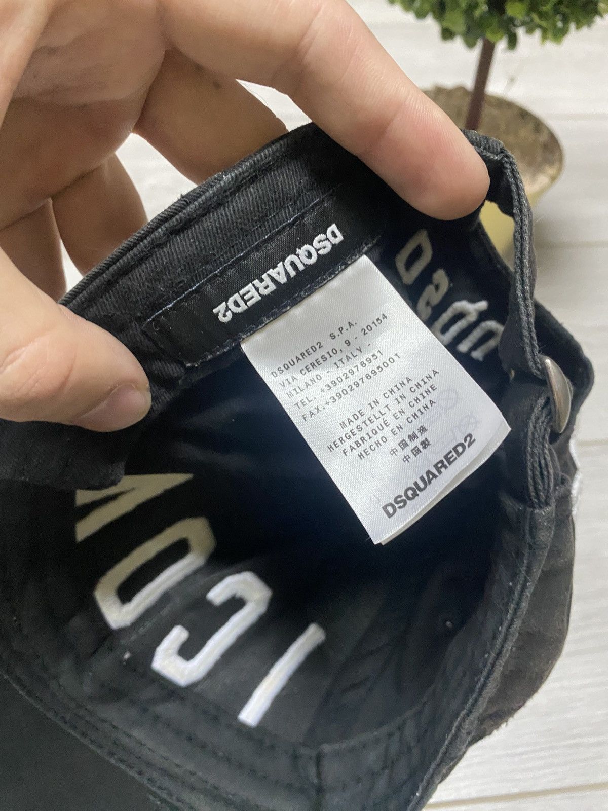 Dsquared2 Dsquared2 sun fade vintage Italy cap distressed Size ONE SIZE - 6 Thumbnail