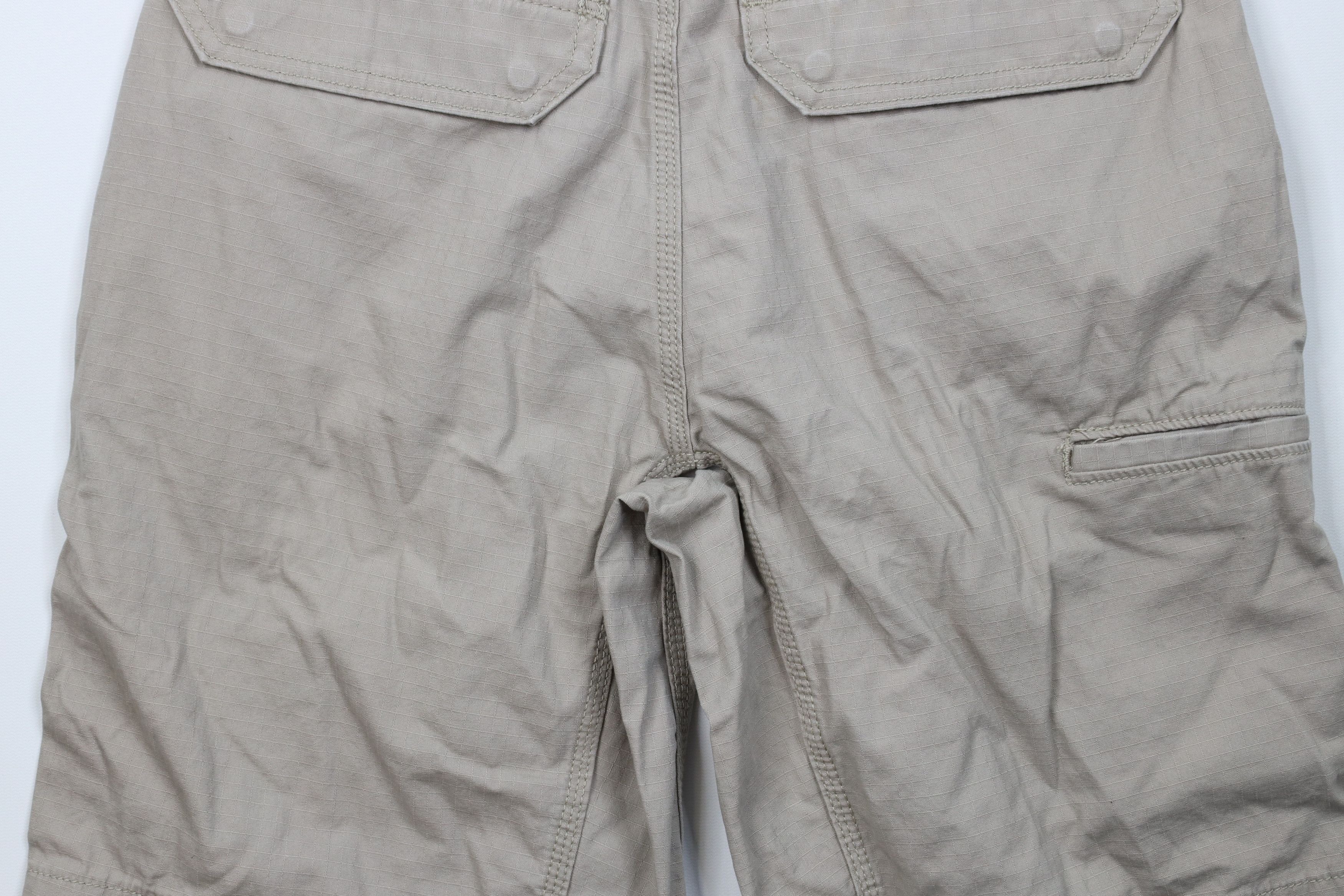 Carhartt × Vintage Vintage Carhartt Relaxed Fit Ripstop Dungaree Shorts Size US 30 / EU 46 - 10 Thumbnail