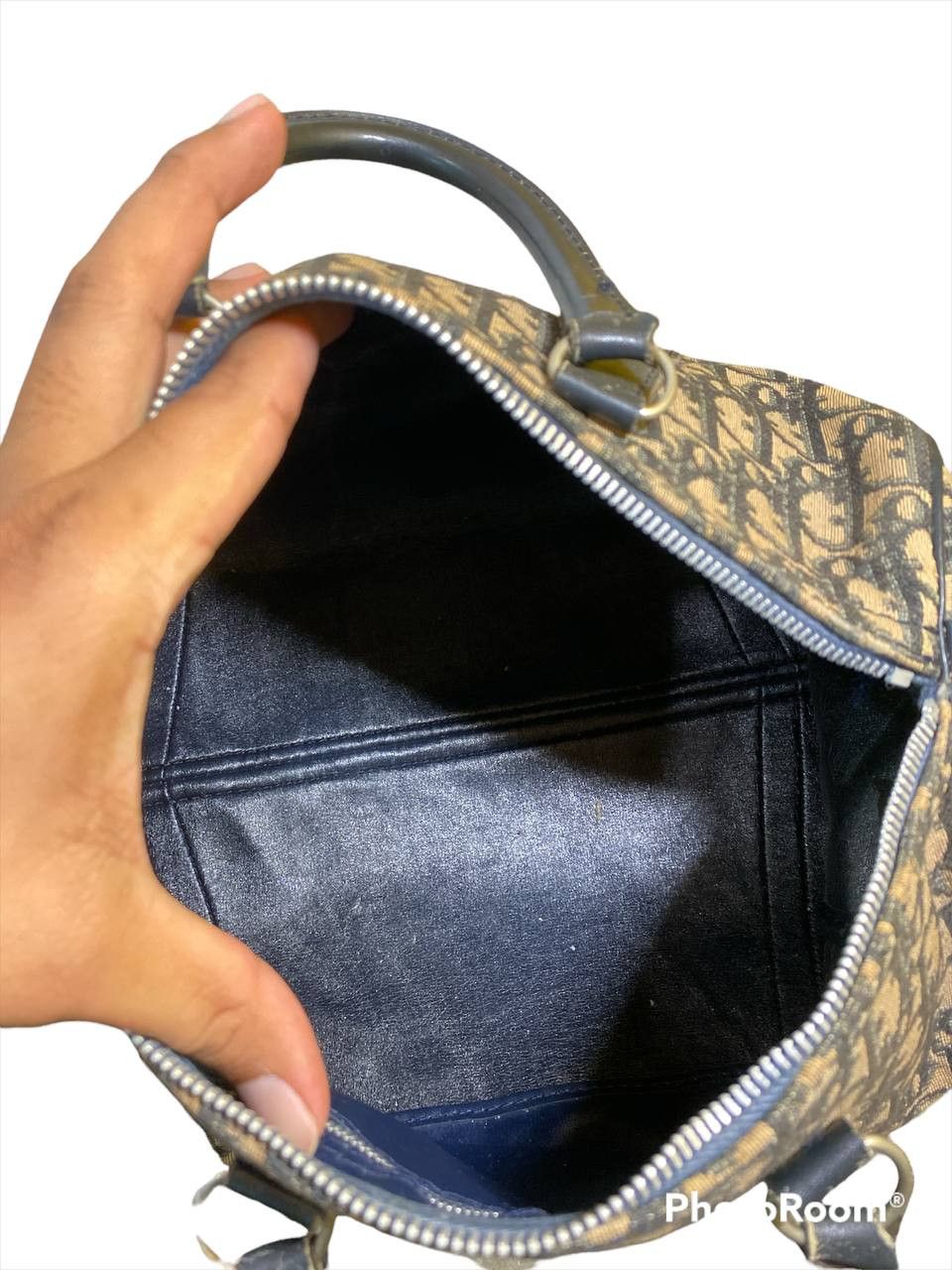 Christian Dior Monsieur × Dior vintage christian dior leather monogram bowling handbag Size ONE SIZE - 9 Thumbnail