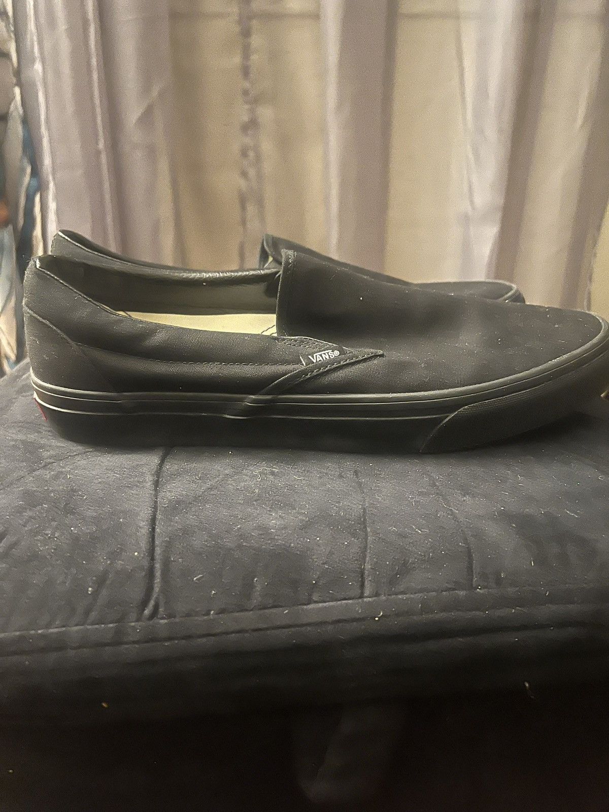 Vans Black Slip on Vans Size US 11 / EU 44 - 3 Thumbnail