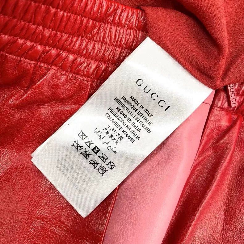 Gucci Gucci Bow red leather set Size S / US 4 / IT 40 - 6 Thumbnail