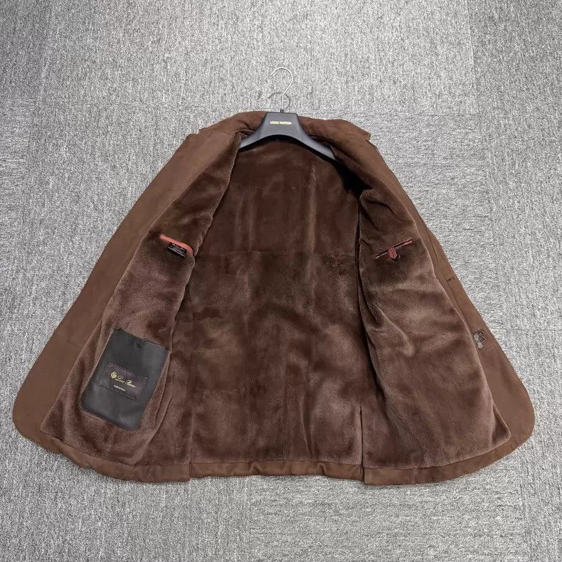 Loro Piana Loro Piana Cashmere Suede Jacket with Inner Mink Fur Size US XS / EU 42 / 0 - 3 Thumbnail