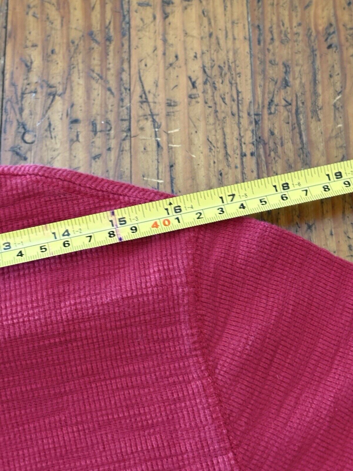 Arizona Jean Co. Arizona Jeans Co Red Thermal Long Sleeve Small Size US S / EU 44-46 / 1 - 7 Thumbnail