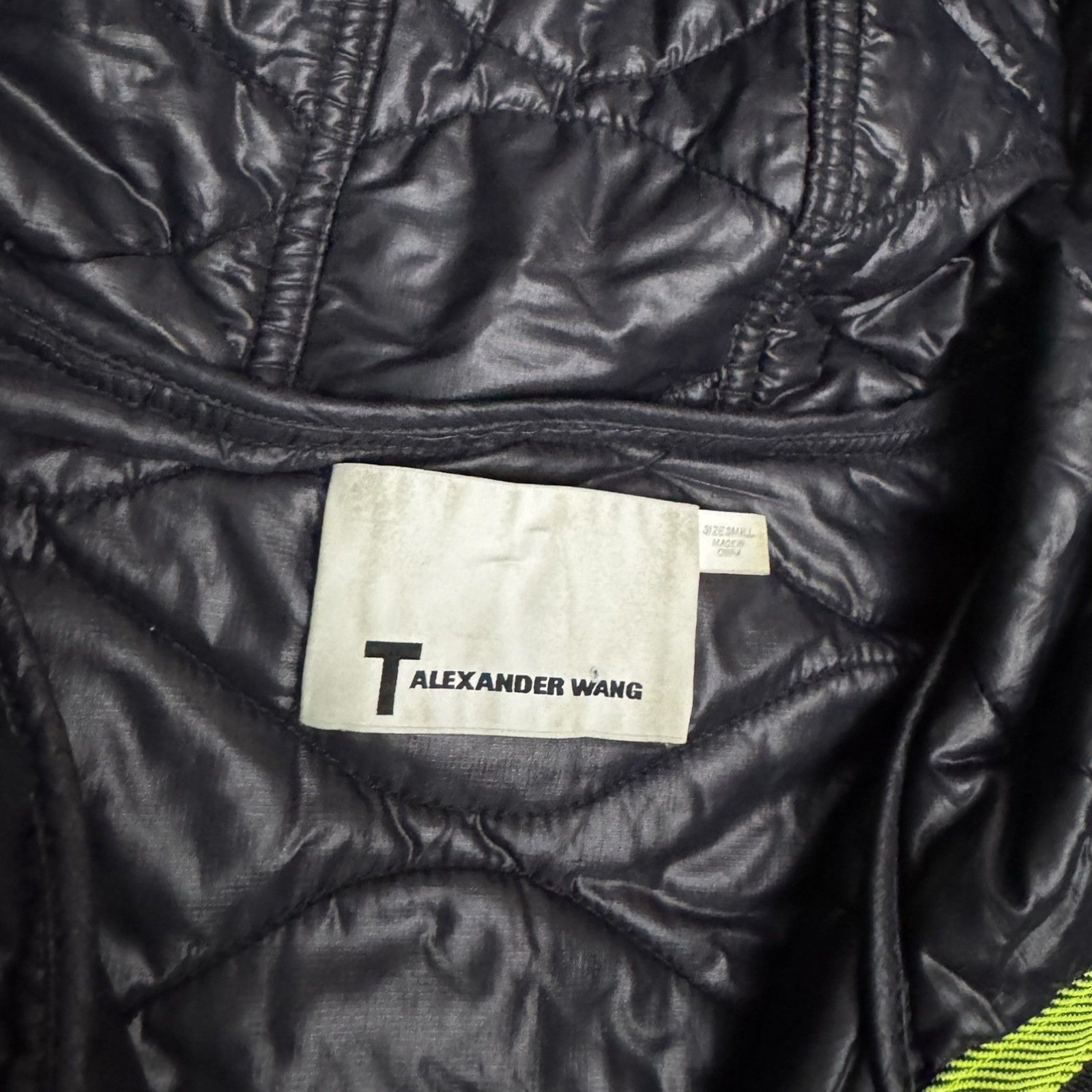 T by Alexander Wang T ALEXANDER WANG Designer Black Puffer Jacket Coat Small Size S / US 4 / IT 40 - 3 Thumbnail