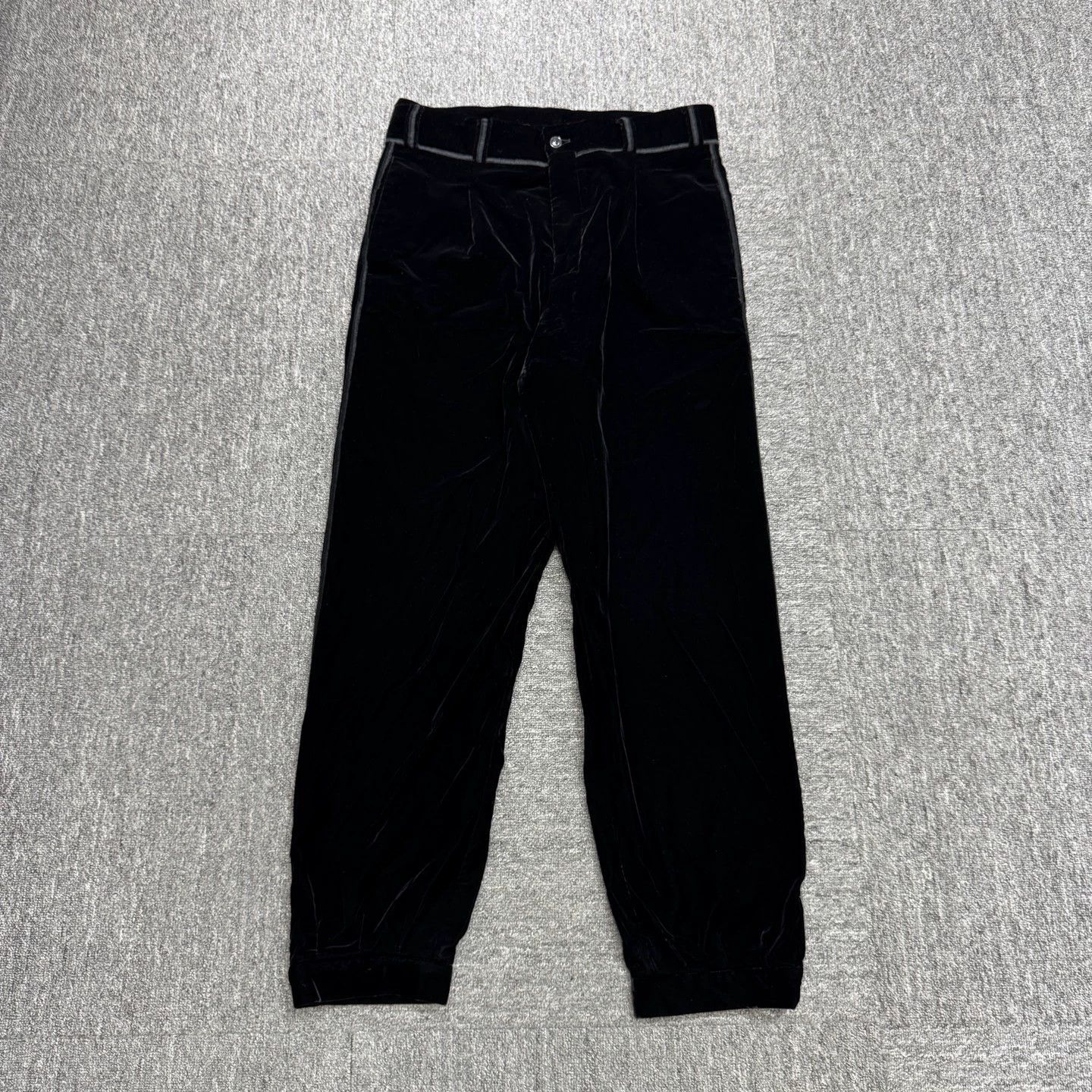 Giorgio Armani GIORGIO ARMANI Velvet Trousers 48 99 New Size US 32 / EU 48 - 1 Thumbnail