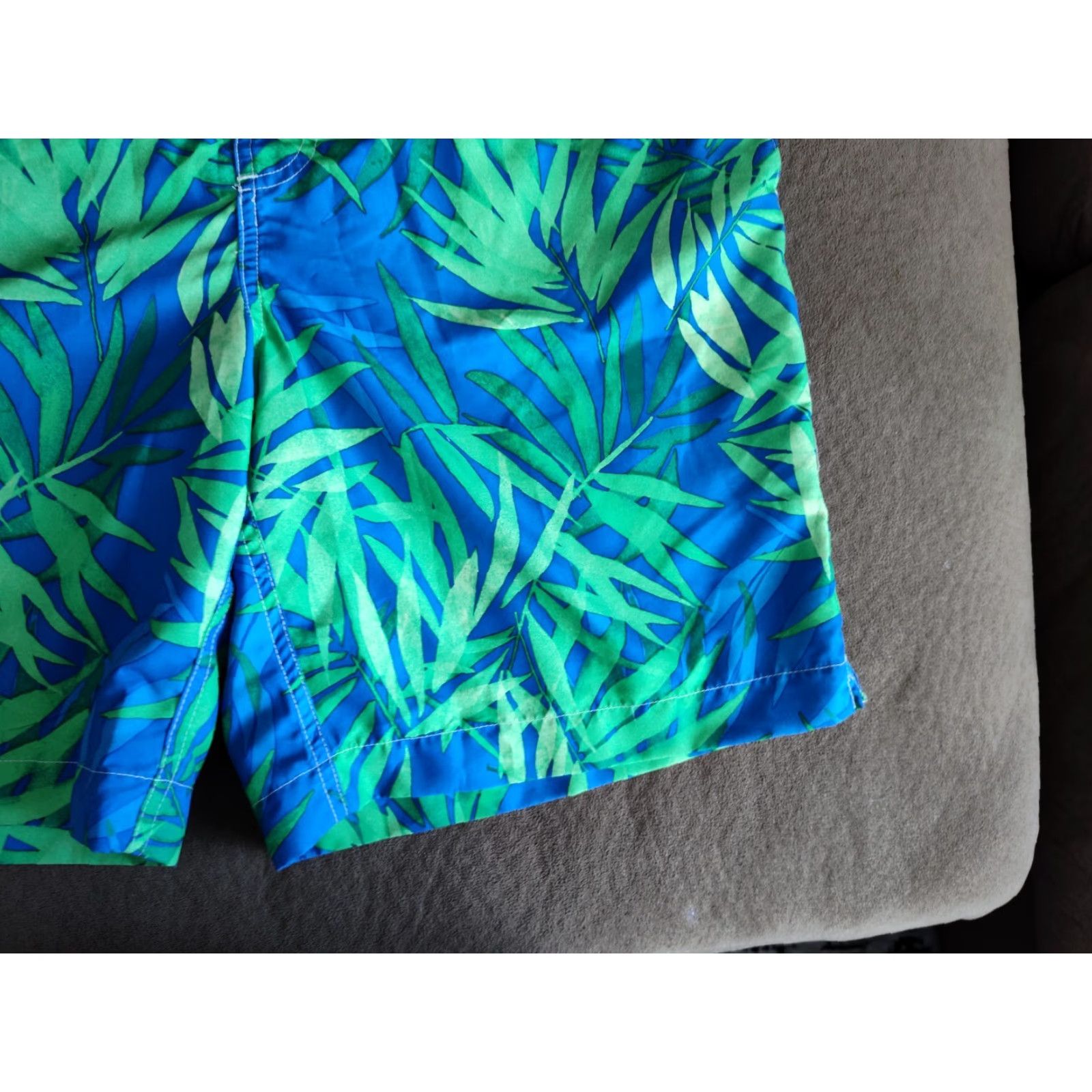 Chaps Chaps Mens Swim Trunks XXL Floral Print Board Shorts Lined NWT New Blue Beach Tropical Size US 39 - 4 Thumbnail