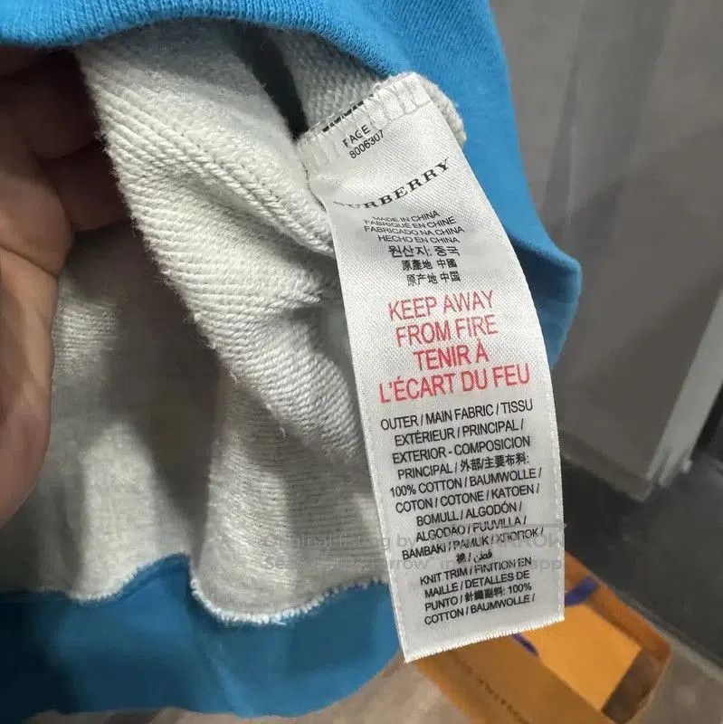 Burberry Burberry Colorful Cotton Women's Sweatshirt. Size L / US 10 / IT 46 - 5 Thumbnail