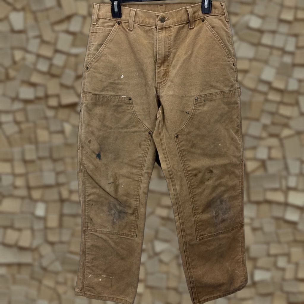 Vintage Carhartt Pants Men 32x30 Workwear Canvas Double Knee