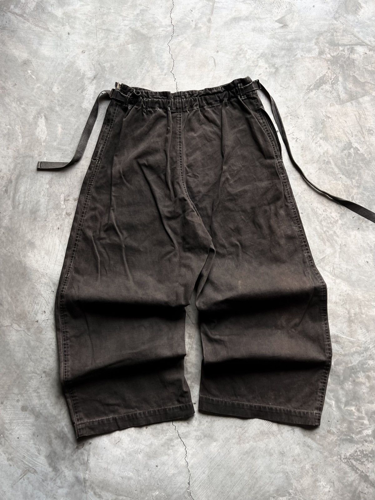 Issey Miyake Plantation Issey Miyake Faded Wide Leg Trousers Size US 32 / EU 48 - 1 Thumbnail