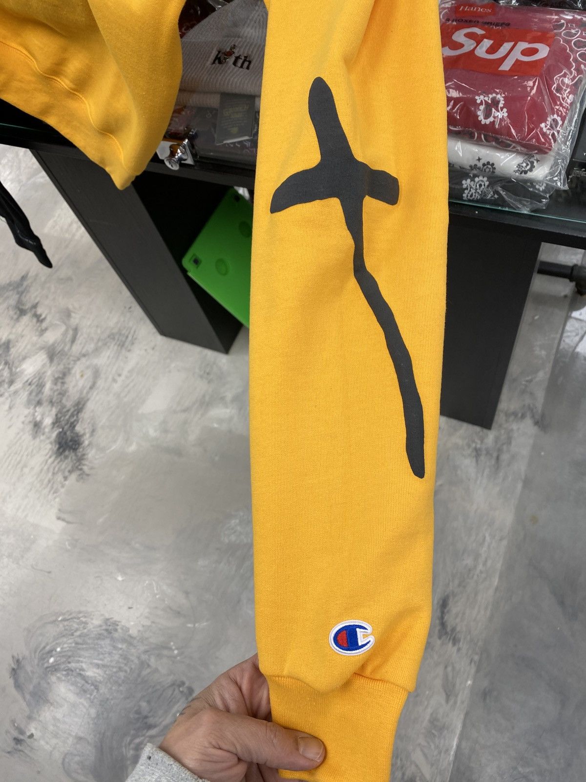 Cactus Plant Flea Market × Champion CPFM x yams day champion crewneck small authentic yellow Size US S / EU 44-46 / 1 - 9 Thumbnail