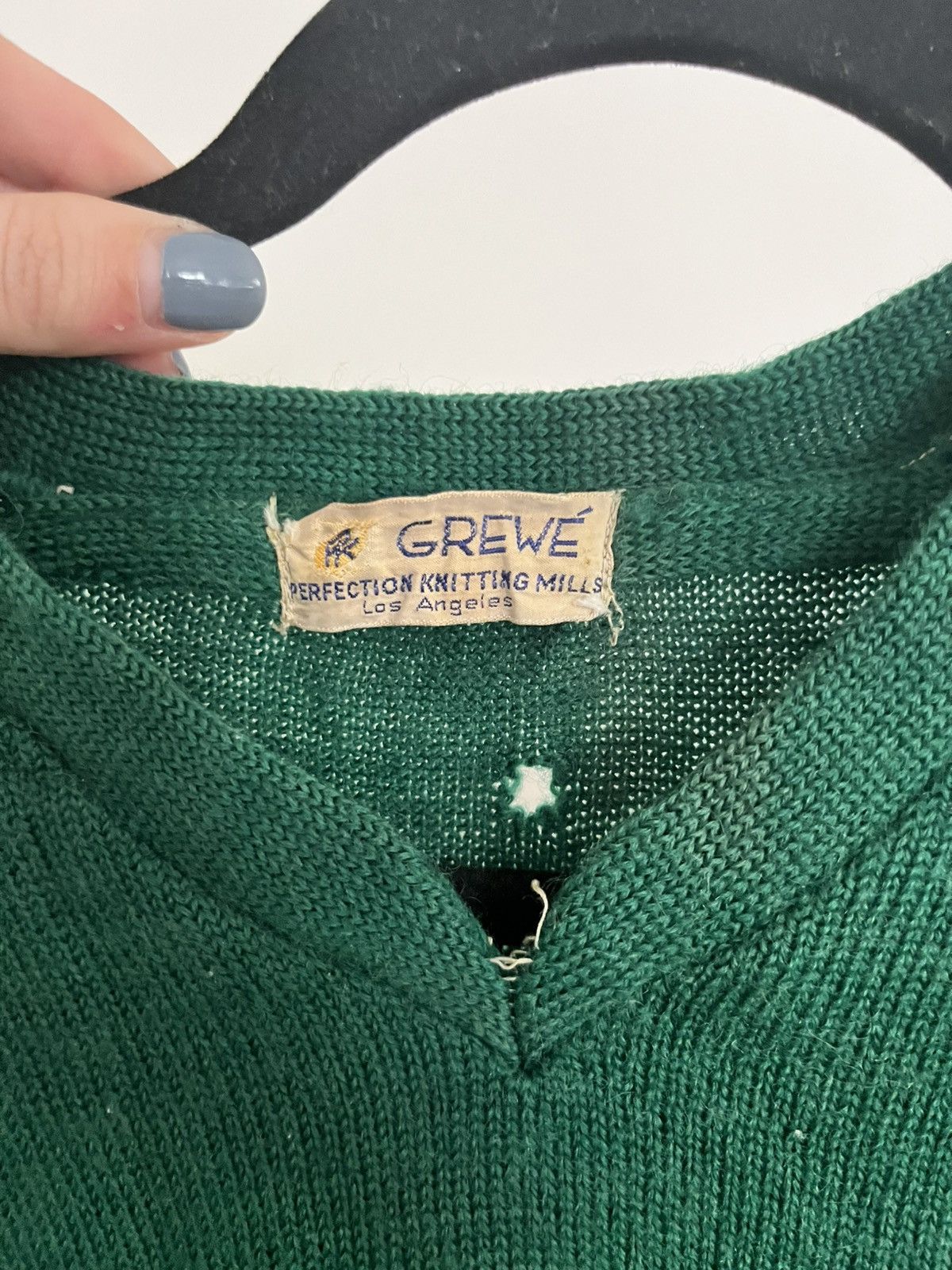 Other Vintage green wool sweater Size US S / EU 44-46 / 1 - 3 Thumbnail