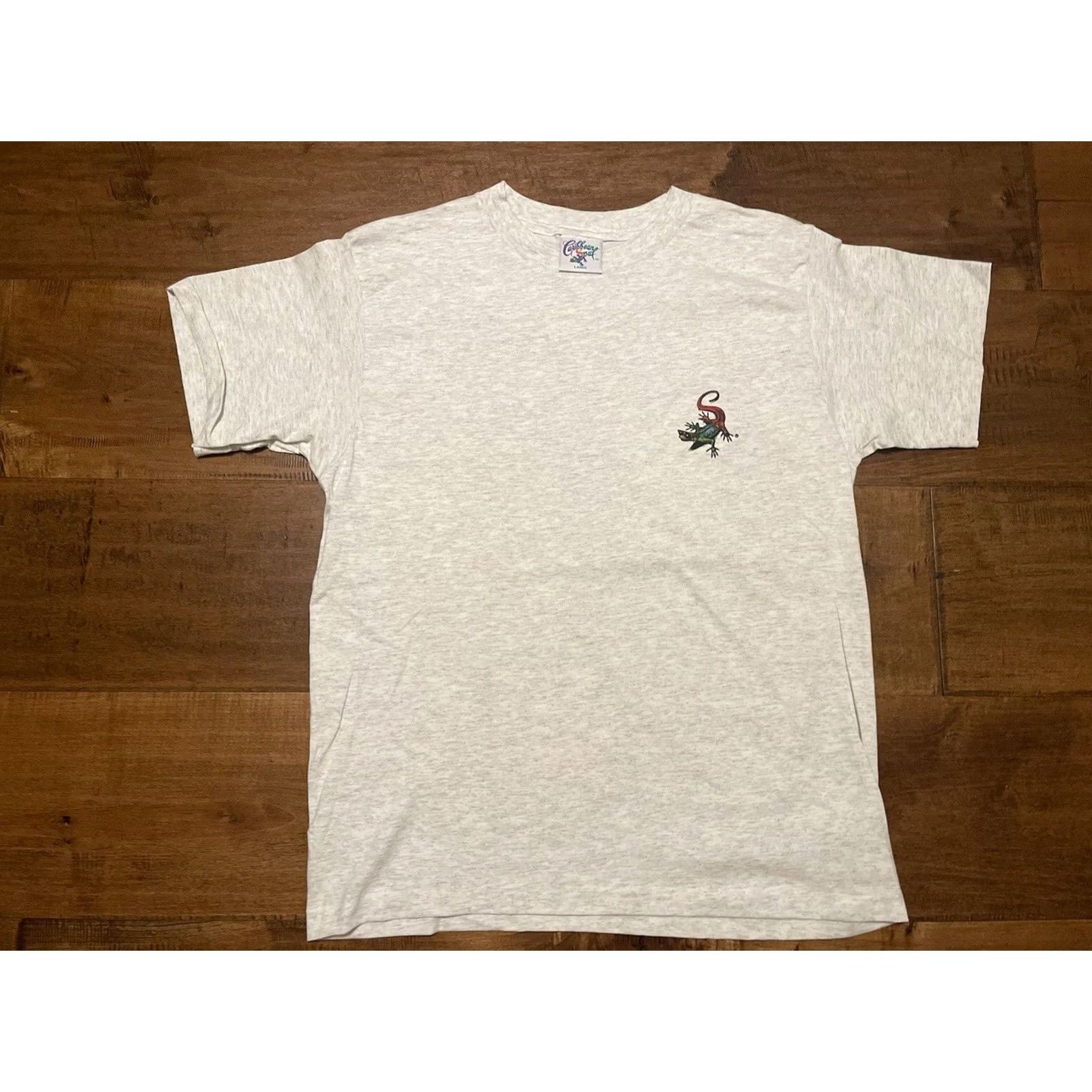 Vintage VINTAGE Caribbean Soul T-Shirt USA Large Slug Fest Skating Jimmy Buffet Adult Gray Size US L / EU 52-54 / 3 - 3 Thumbnail