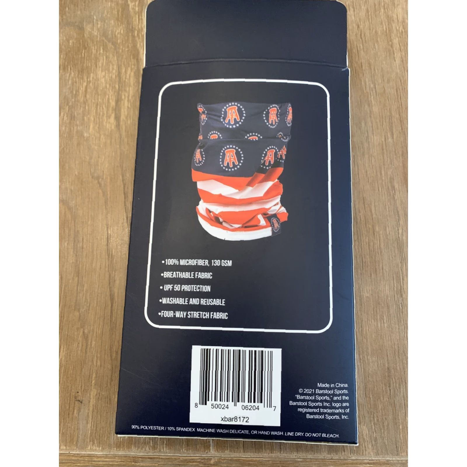 Vintage Barstool Sports UV Protective Face Buff Gaiter Portnoy One Bite Beige Scarf Men Open Box Buff Sports Size ONE SIZE - 2 Thumbnail