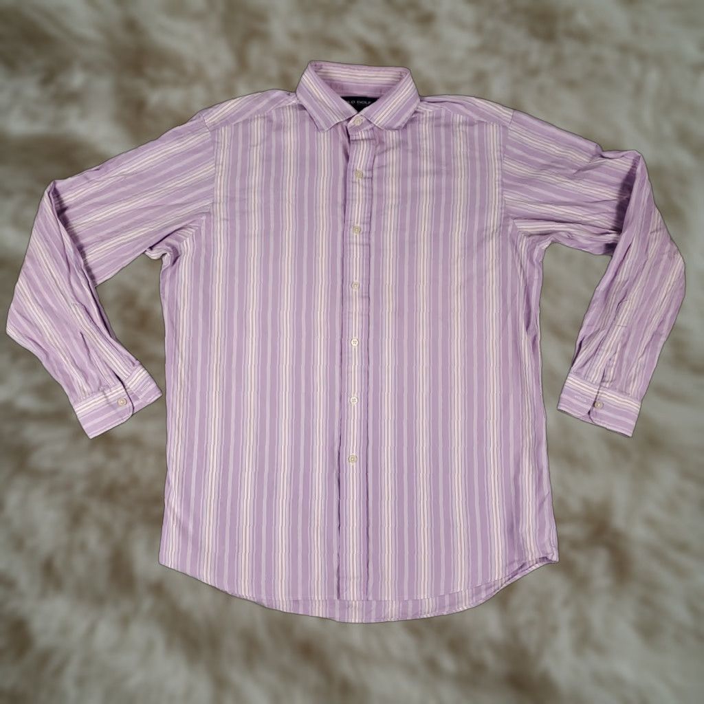 Ralph Lauren Purple Striped Ralph Lauren Mens Medium Button-Up Shirt * User: Ralph Lauren Purple Striped Mens Medium Button-Up Shirt * Size US M / EU 48-50 / 2 - 1 Thumbnail