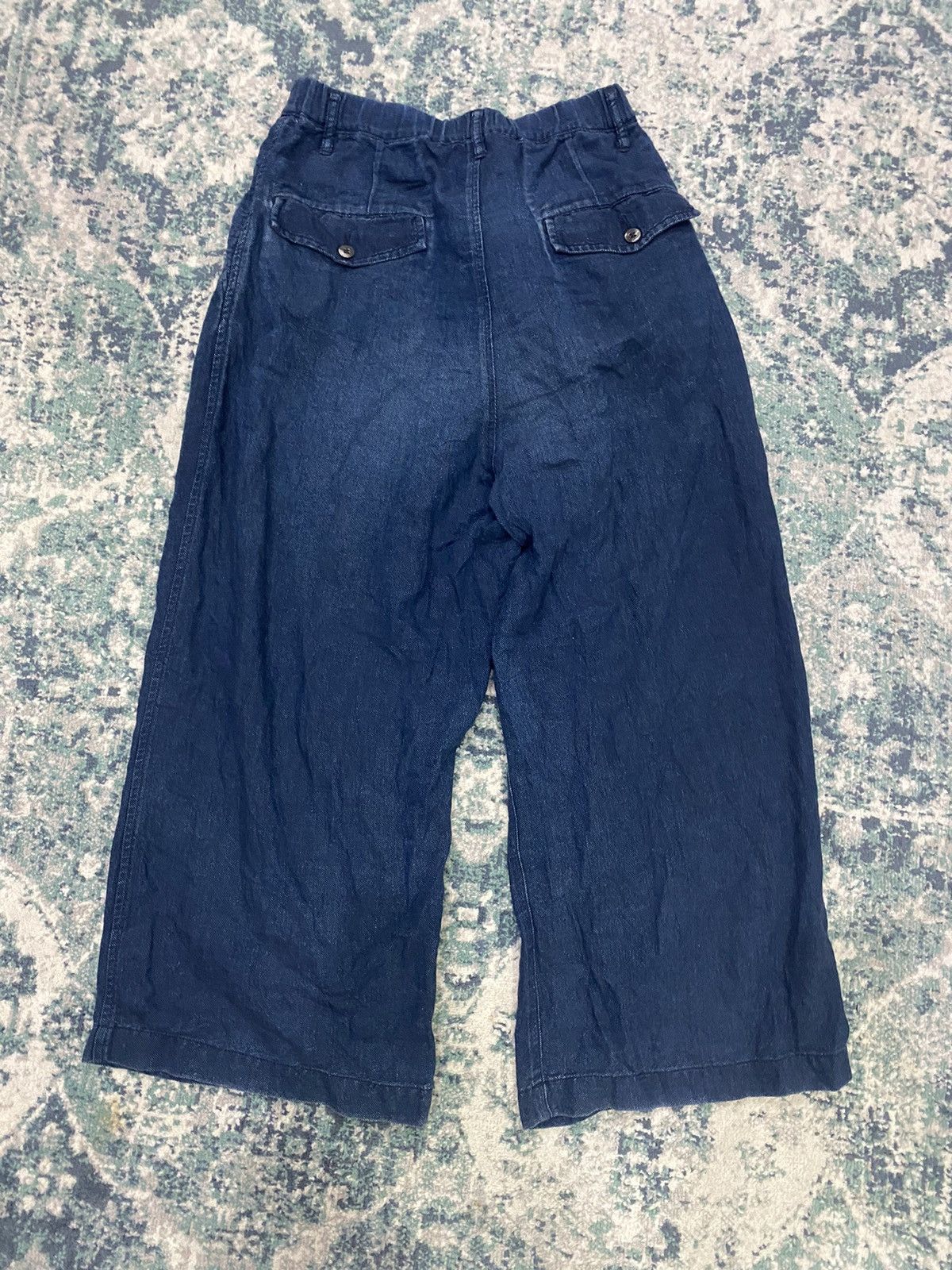 Issey Miyake Vintage Plantation Issey Miyake Wide Pants Cropped W26~W29 Size US 29 - 3 Thumbnail