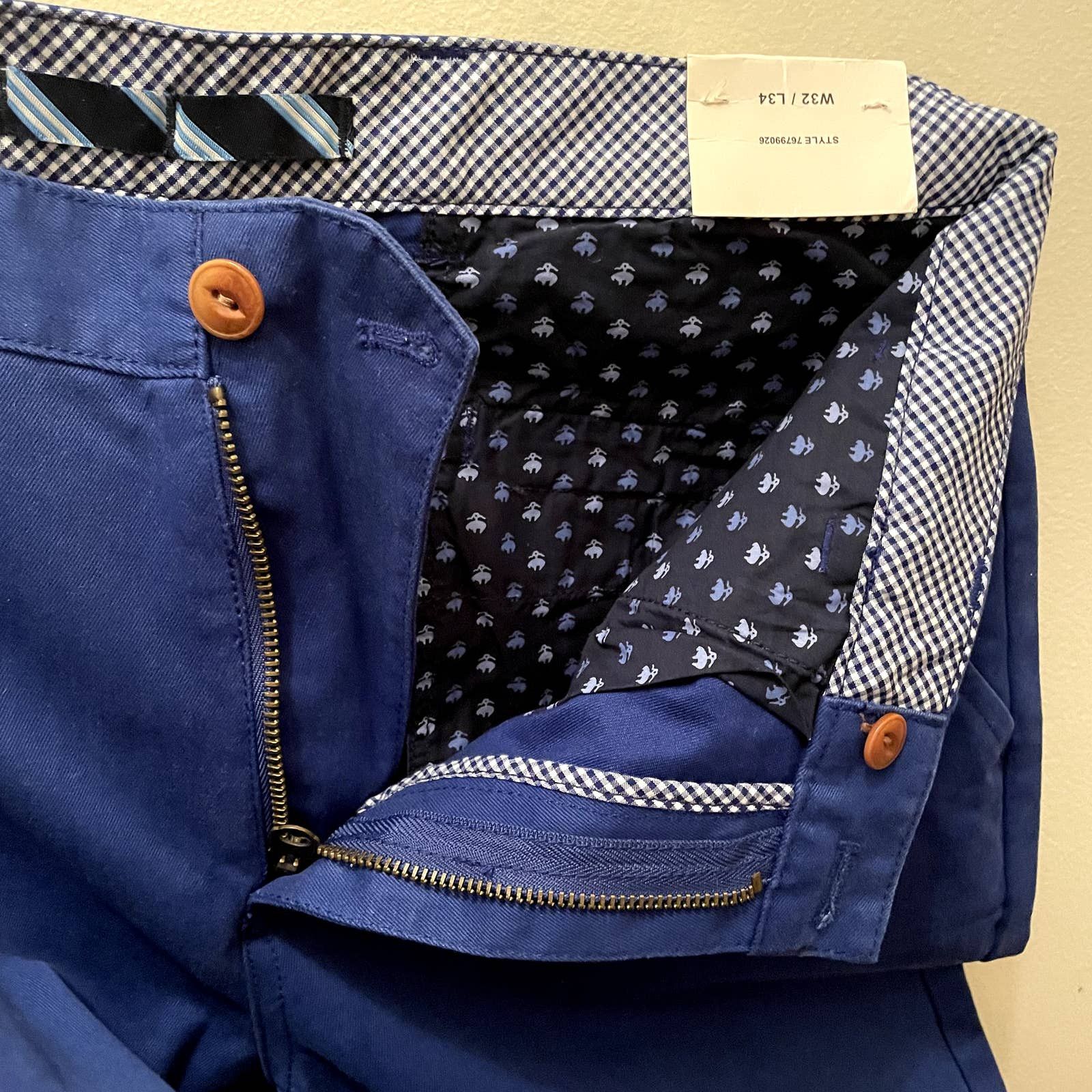 Brooks Brothers Brand new with tags Brooks Brothers Chino in Blue W32 L34 Size US 32 / EU 48 - 4 Thumbnail