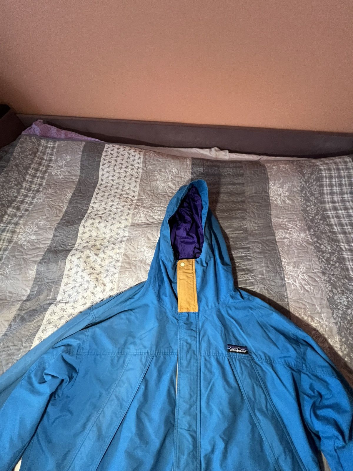 Patagonia × Vintage PATAGONIA Vintage Pullover Jacket L Blue Size US L / EU 52-54 / 3 - 4 Thumbnail