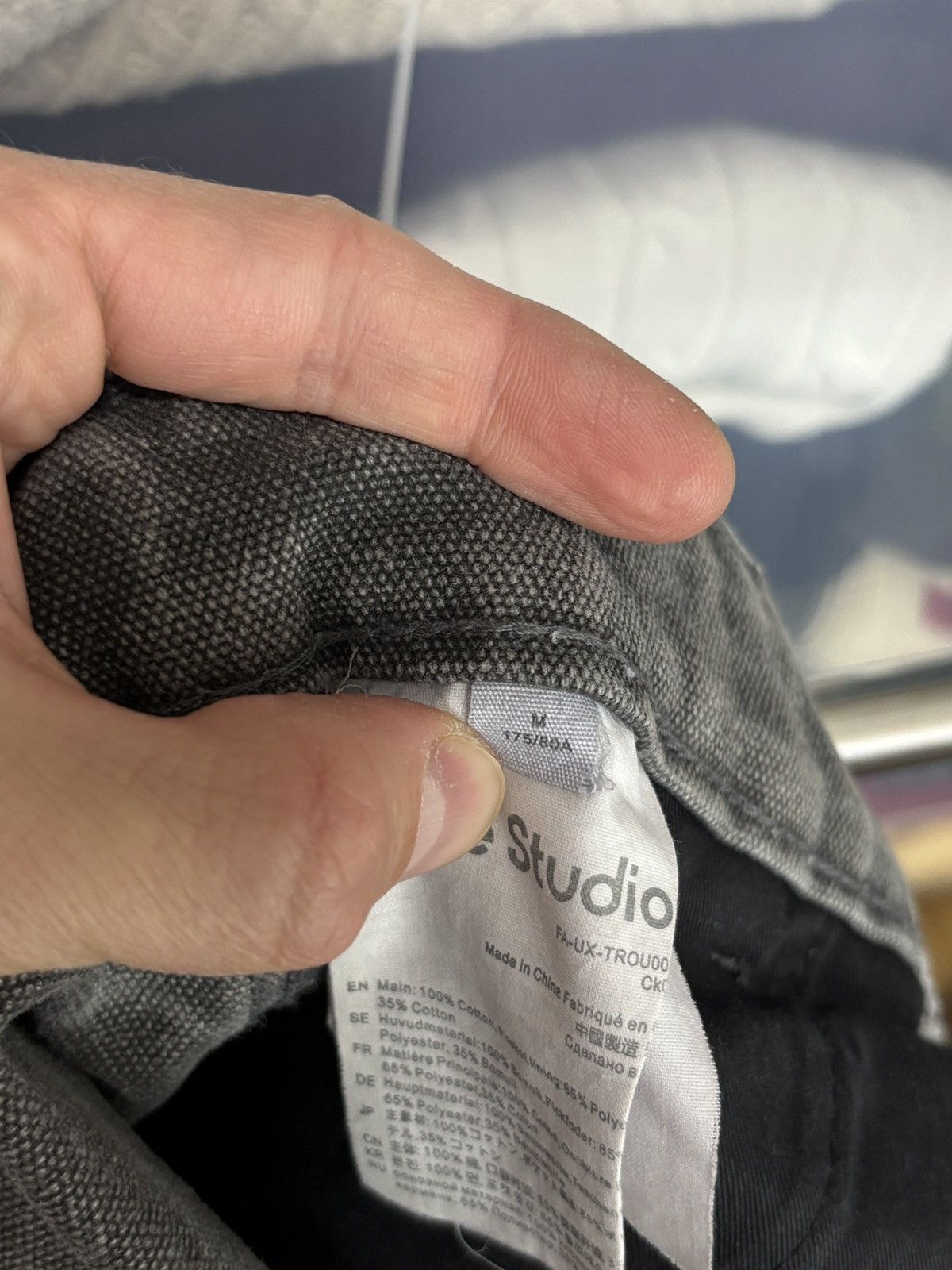 Acne Studios Acne Studios Double Knee Pigment Dyed Canvas Baggy Pants Size US 34 / EU 50 - 16 Thumbnail