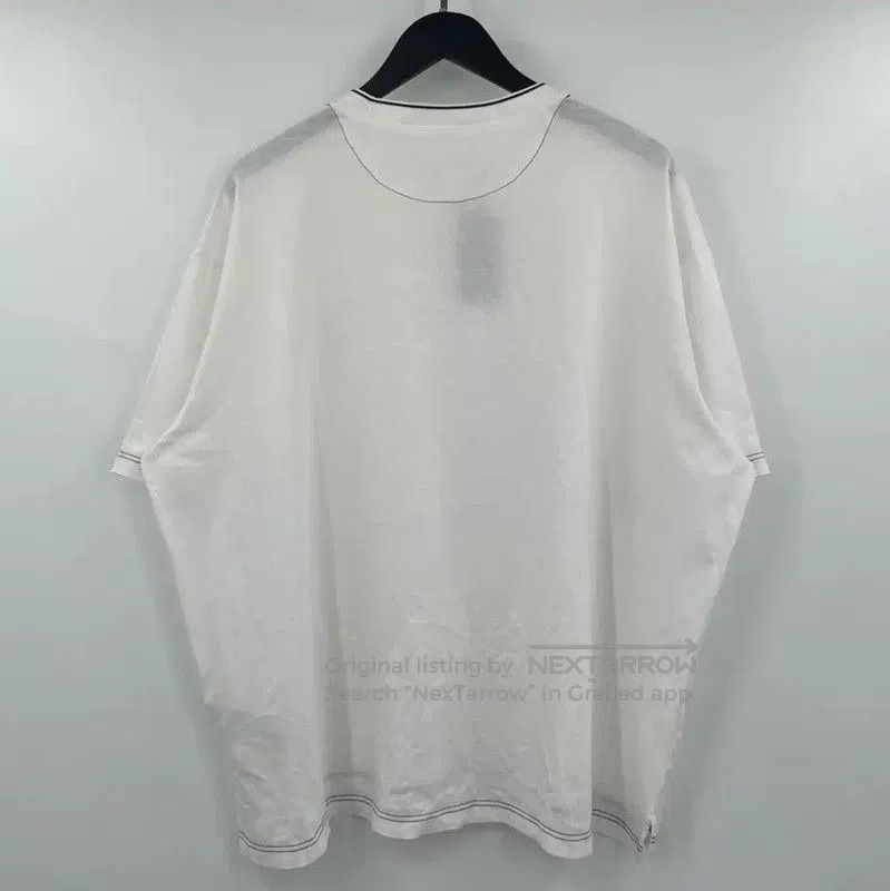 Prada Prada Summer Men's White Cotton T-Shirt. Size US M / EU 48-50 / 2 - 2 Thumbnail