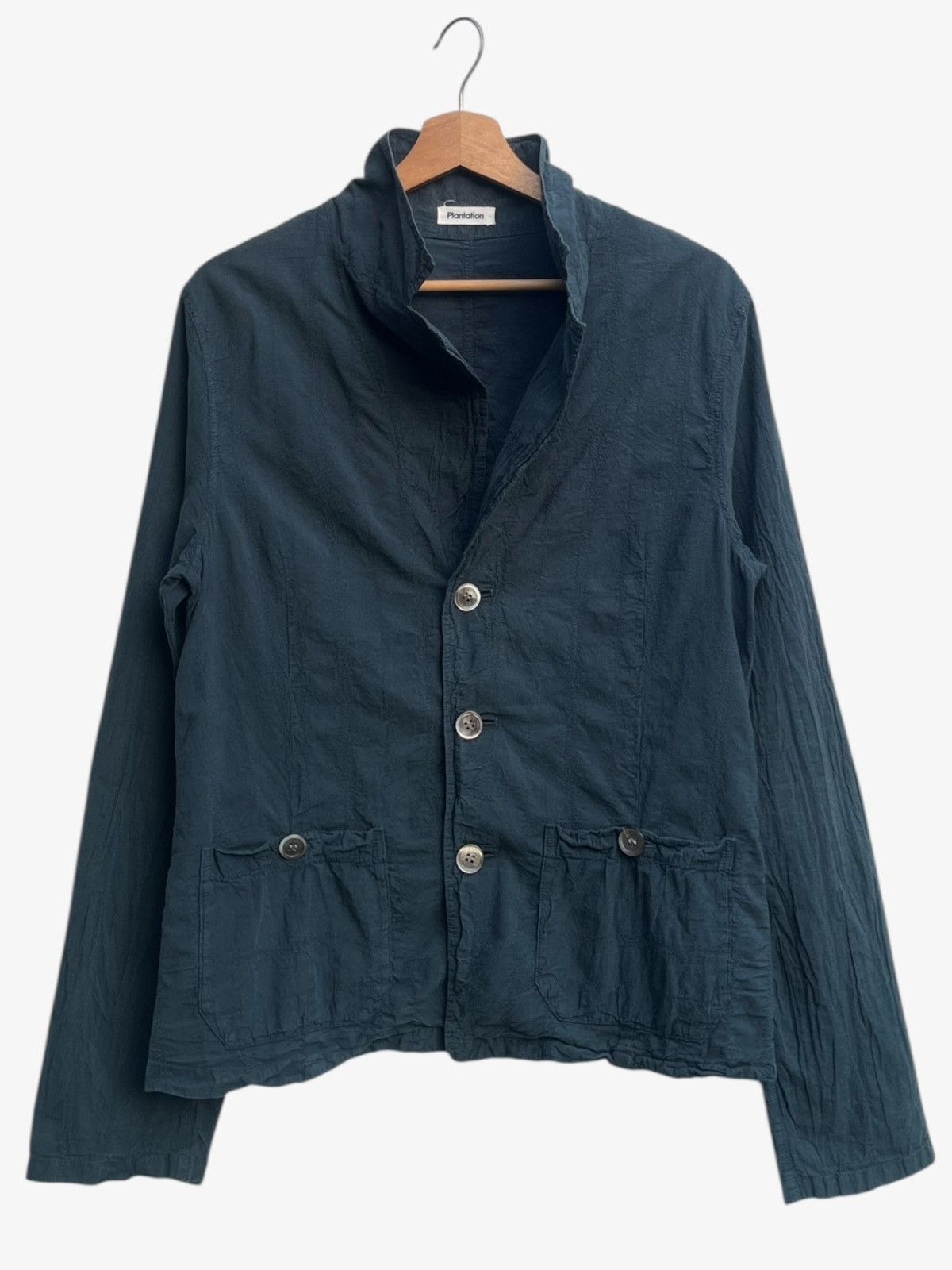Issey Miyake Plantation Issey Miyake Crinkled Cotton Jacket Size M / US 6-8 / IT 42-44 - 1 Thumbnail