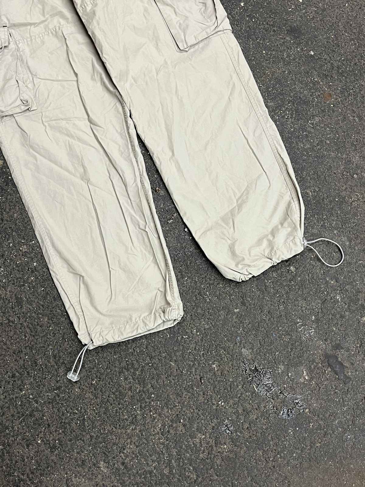 Vintage Cargo lightweight track pants baggy fit streetwear hype rare Size US 34 / EU 50 - 3 Thumbnail
