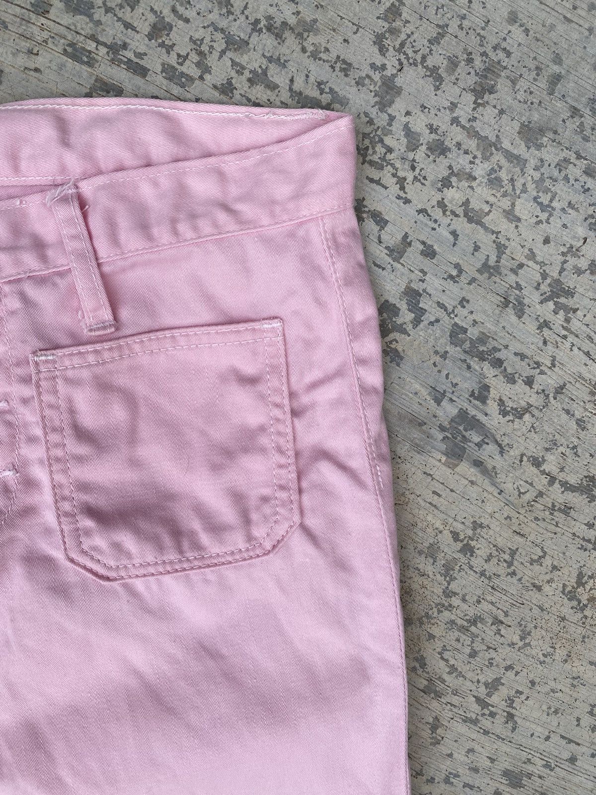 Japanese Brand Vintage Bison bell bottom flare pants Size 29" - 5 Thumbnail