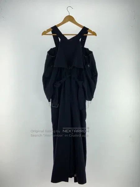 Comme des Garcons Comme Des Garcons Black and dark retro button design dress Size S / US 4 / IT 40 - 2 Thumbnail