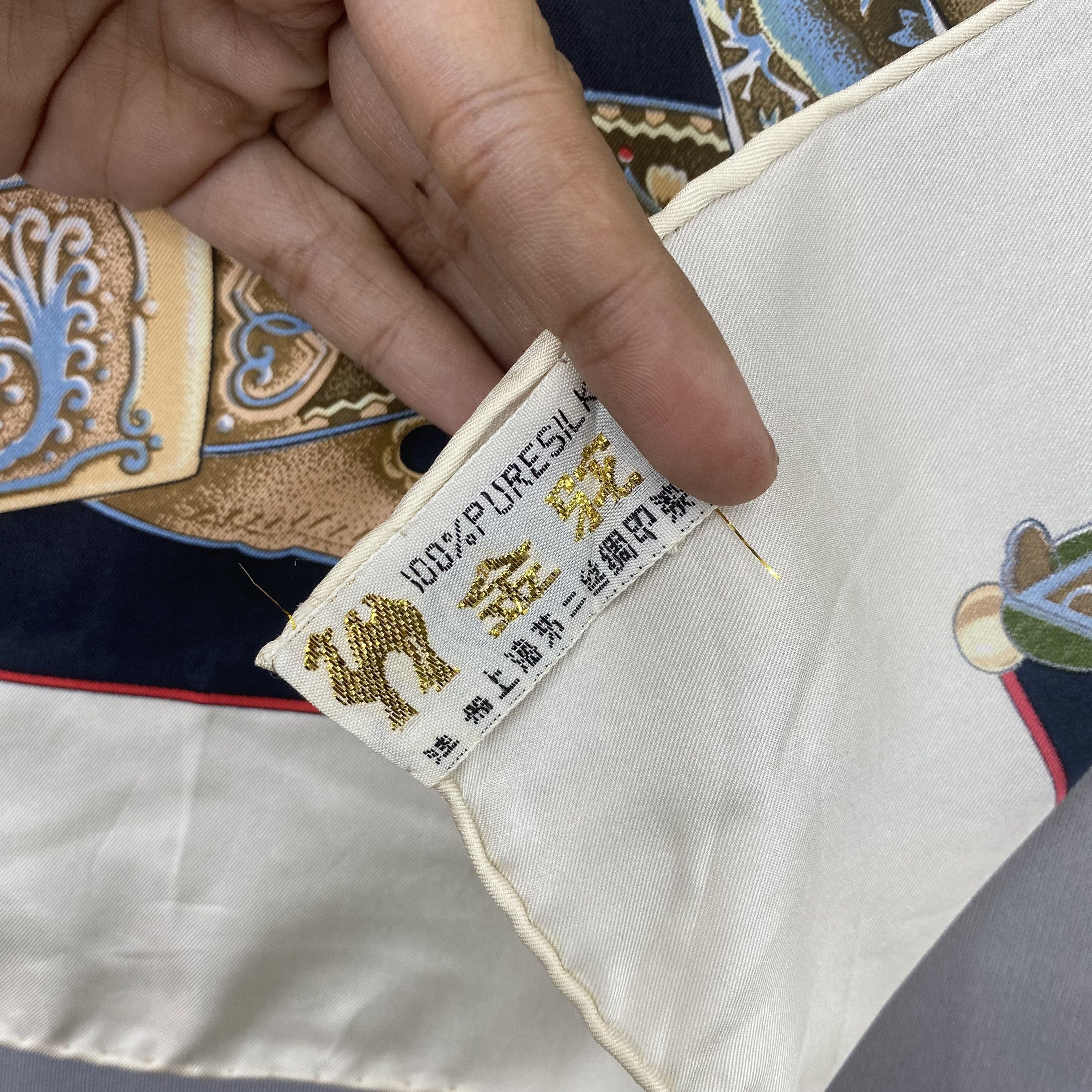 Japanese Brand Vintage Military Regalia SILK Scarf Twill Wraps Scarves Size ONE SIZE - 9 Thumbnail