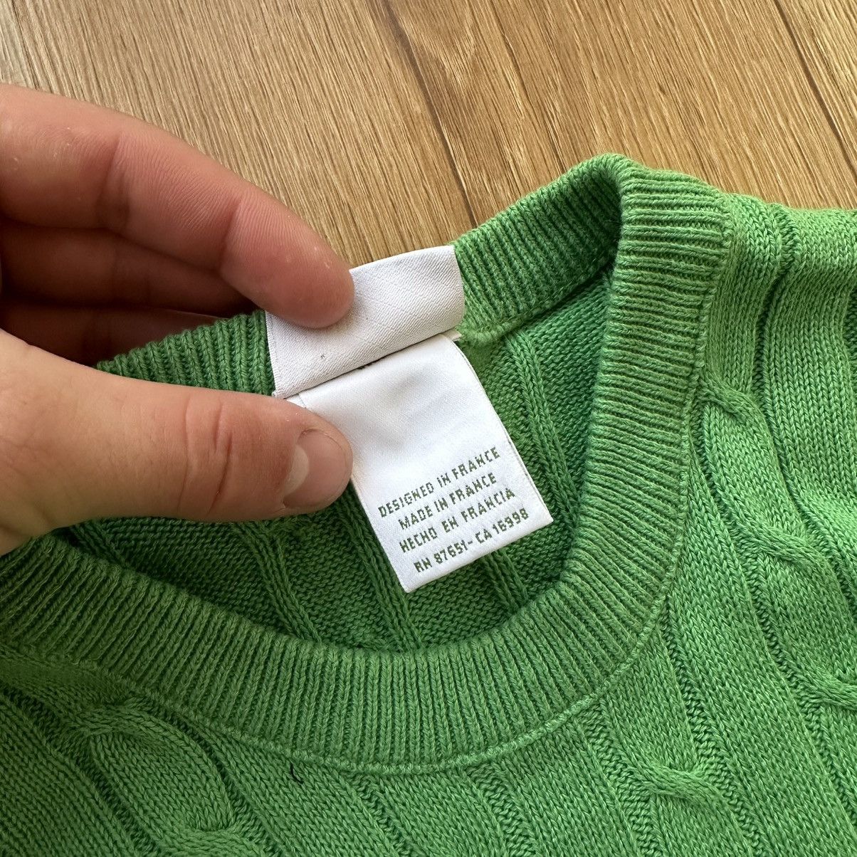 Lacoste Lacoste Cable Knit Wool Vintage Sweater 90s Oldmoney Size US L / EU 52-54 / 3 - 9 Thumbnail