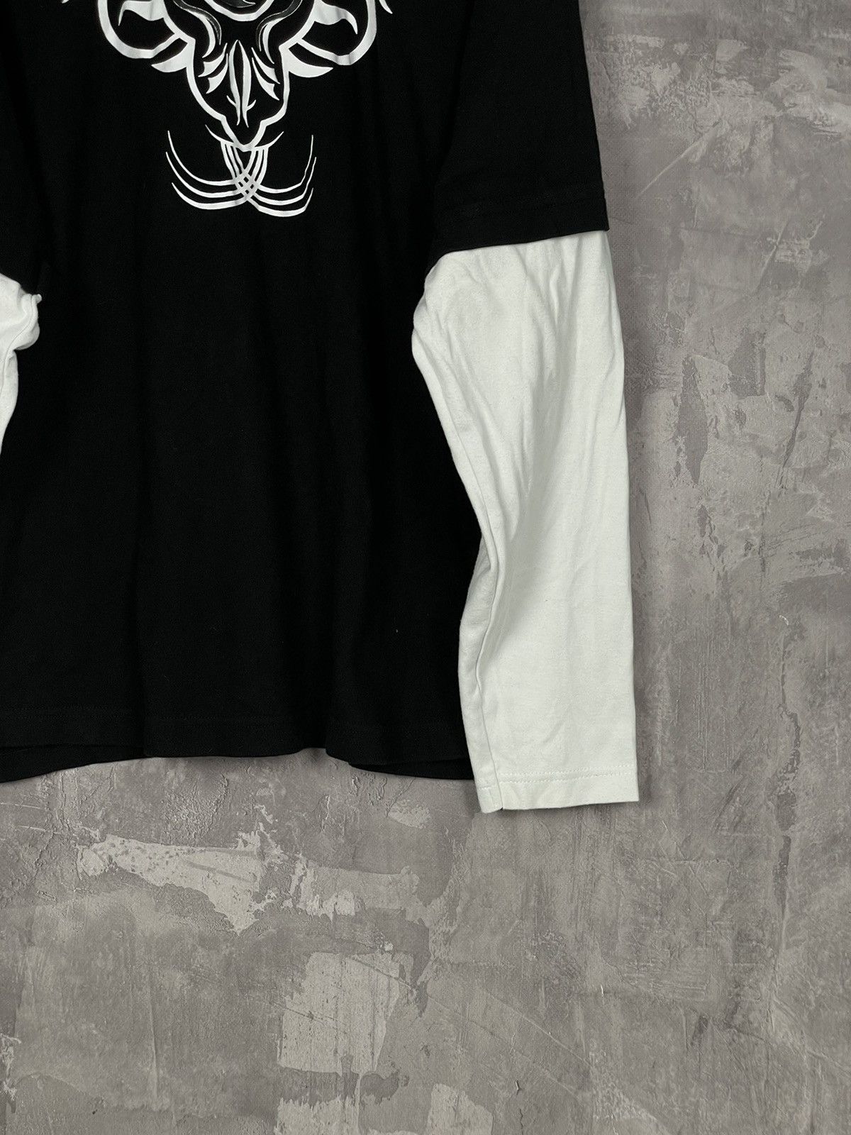 If Six Was Nine × Japanese Brand × Le Grande Bleu (L.G.B.) TRIBAL JAPANESE LONG SLEEVE 2ND SLEEVE STREETWEAR TEE Size US XL / EU 56 / 4 - 6 Thumbnail