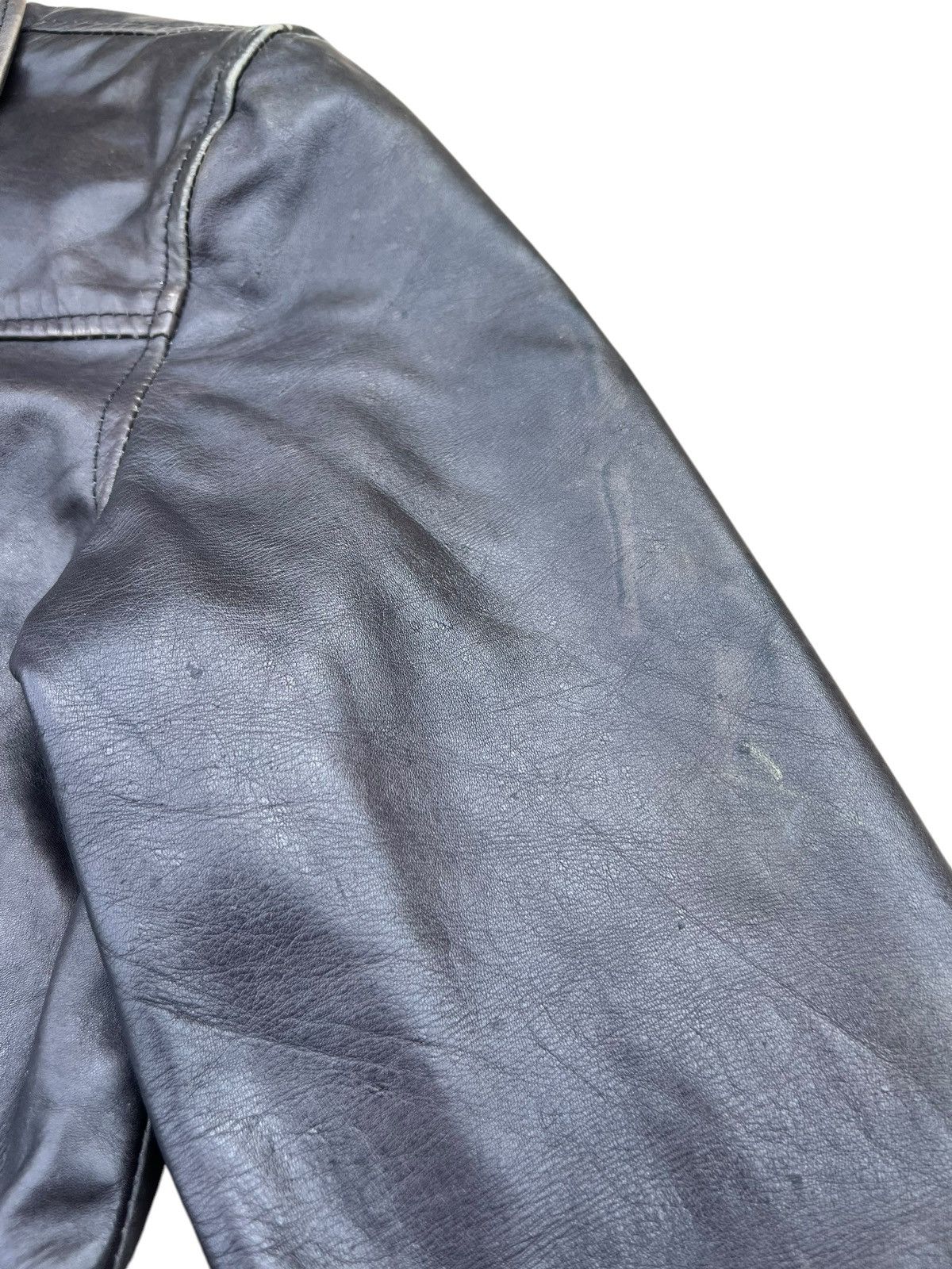Leather Vintage HIDESIGN Fade Patina Leather Jacket Cropped Size US S / EU 44-46 / 1 - 13 Thumbnail