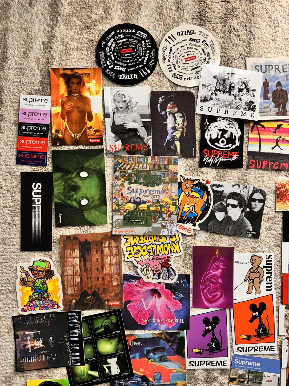 Supreme Supreme sticker set Size ONE SIZE - 3 Thumbnail