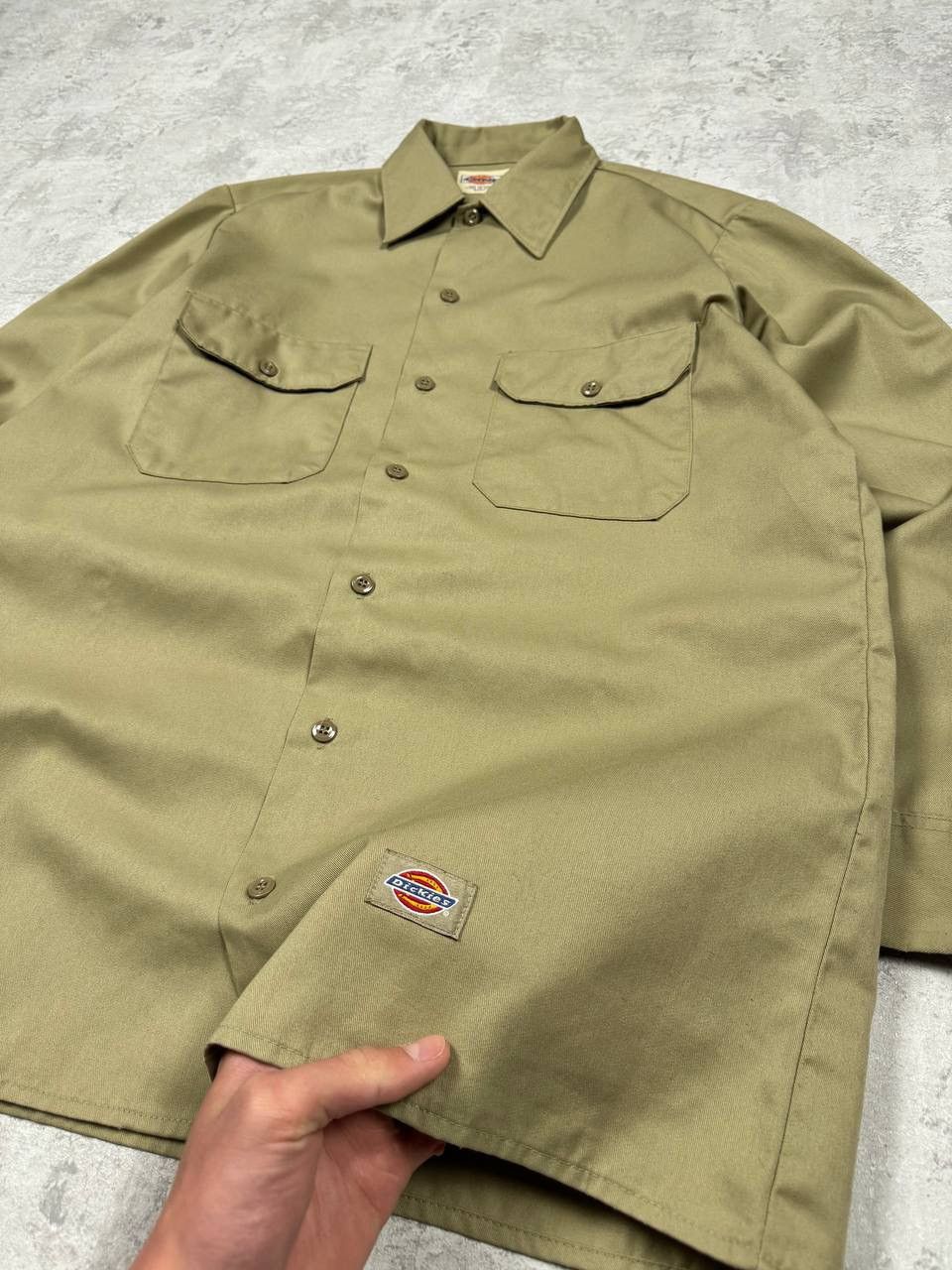 Dickies Vintage Dickies Beige Workwear Button-Up Shirt Size M Size US M / EU 48-50 / 2 - 4 Thumbnail
