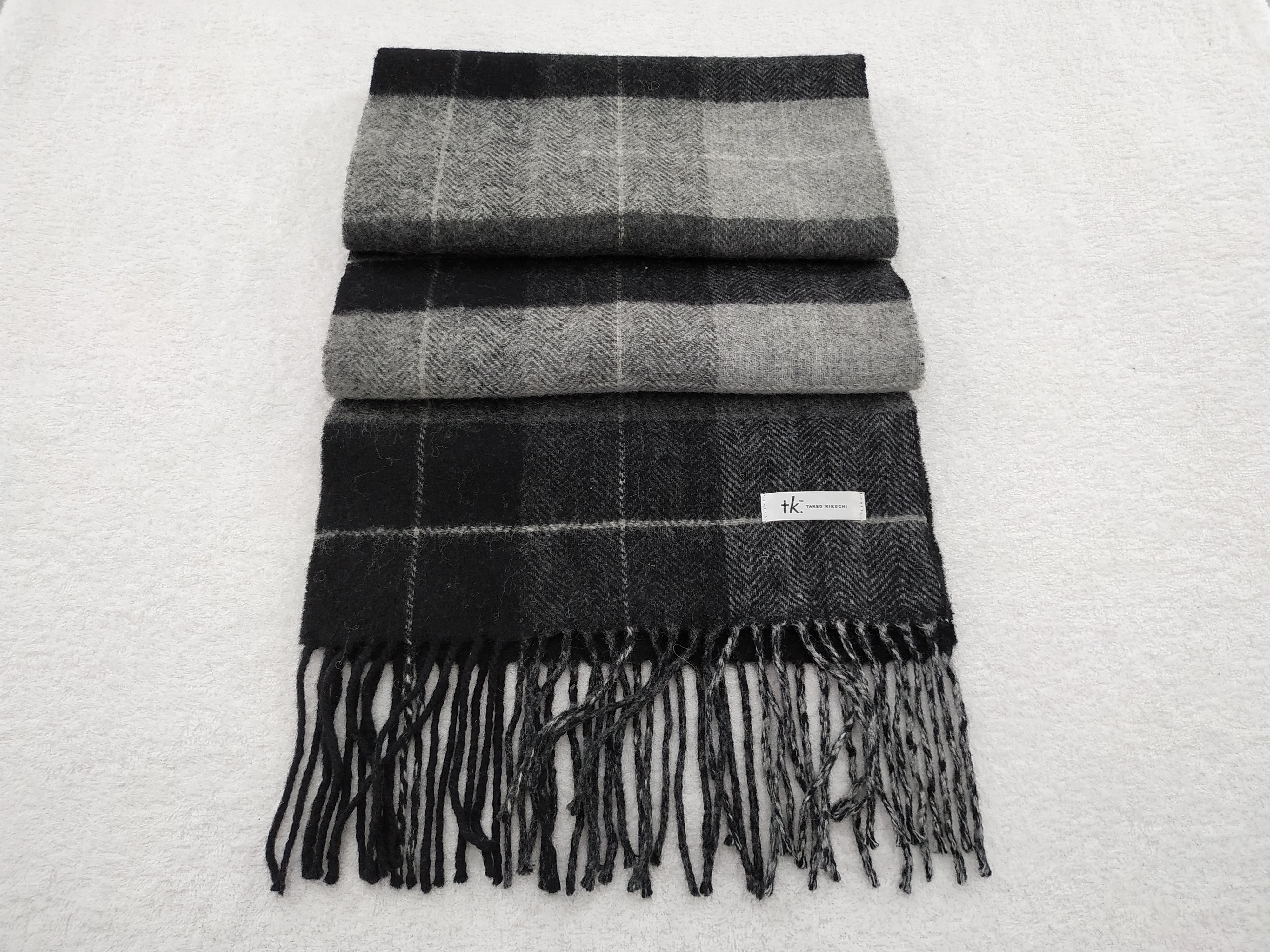 Takeo Kikuchi Vintage Takeo Kikuchi Wool Scarf/Muffler/Neckwear MF090 Size ONE SIZE - 2 Thumbnail