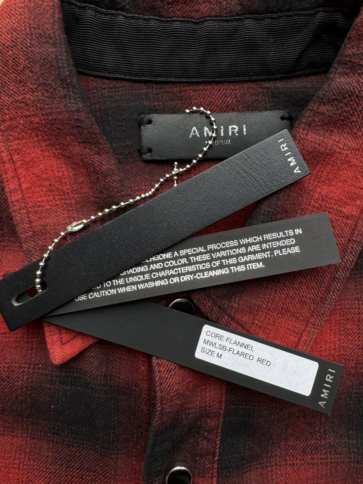 Amiri Amiri Distressed Flannel Size US S / EU 44-46 / 1 - 2 Thumbnail
