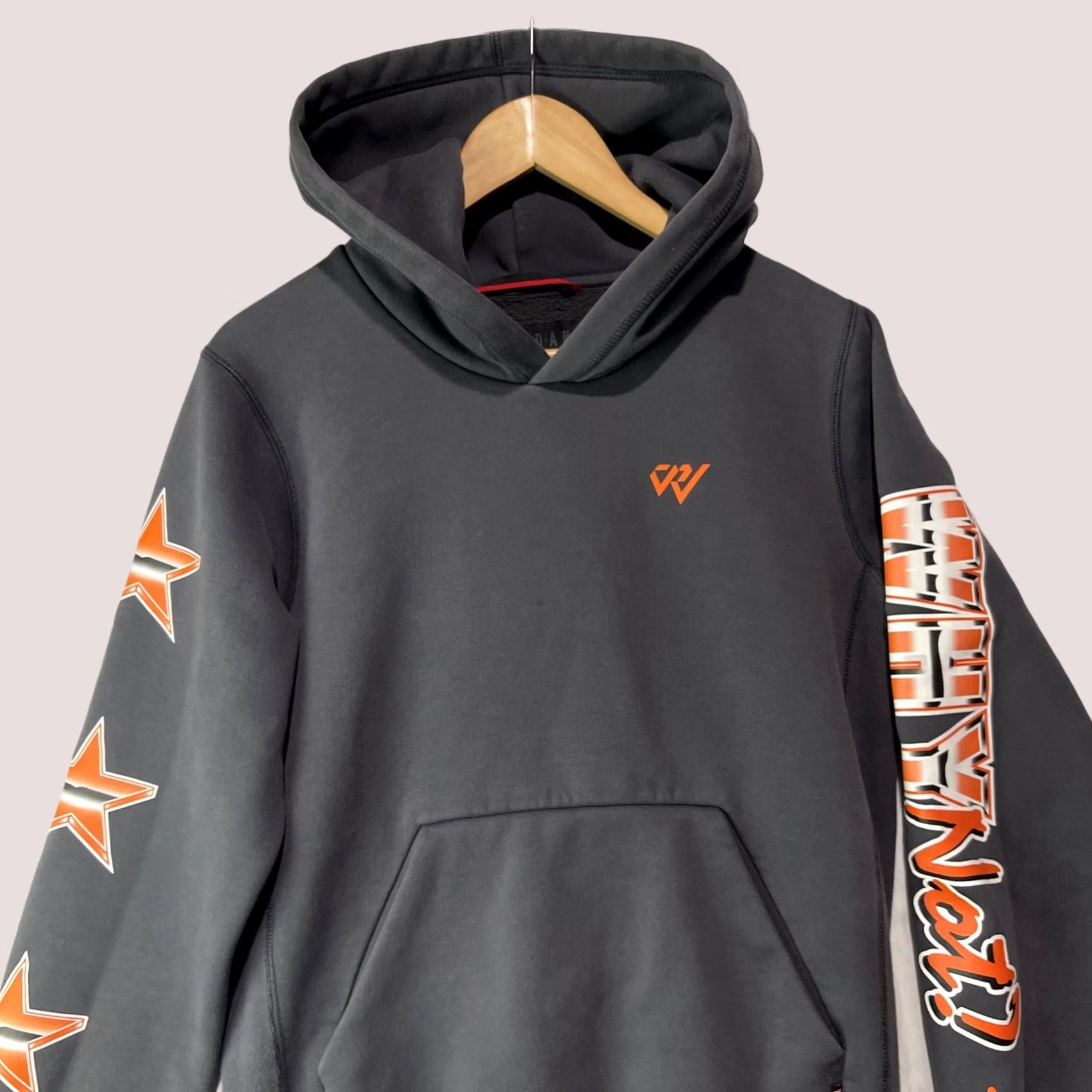 Jordan Brand Air Jordan Hoodie Mens S Gray Graphic Print Why Not Russell Westbrook Fleece City Sports Retro Player Logo Pullover Size US S / EU 44-46 / 1 - 1 Thumbnail