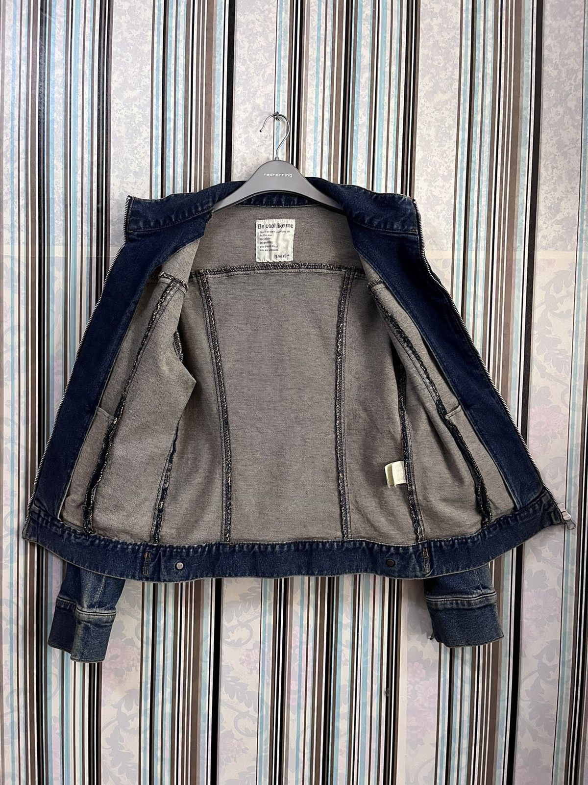 Issey Miyake 2000s TENALYS biker zipped FW18 #F5 Size S / US 4 / IT 40 - 6 Thumbnail