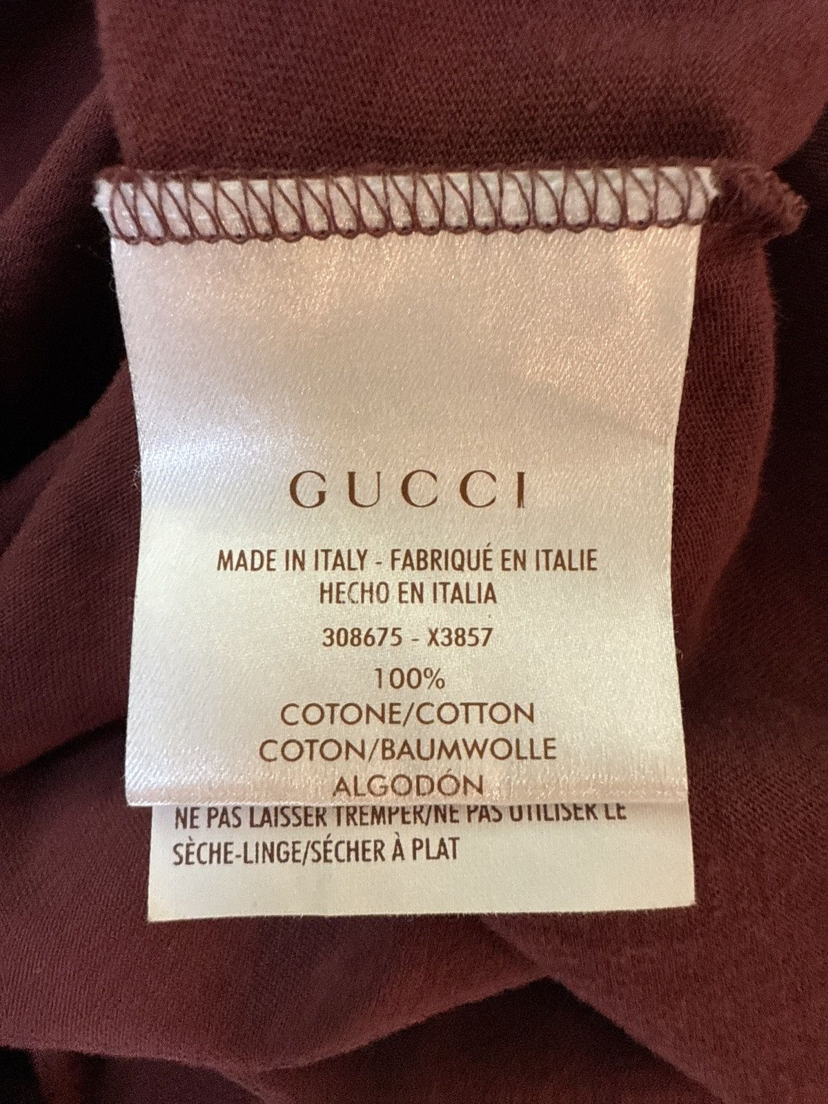Gucci Gucci monogram logo tee Size US XXL / EU 58 / 5 - 6 Thumbnail