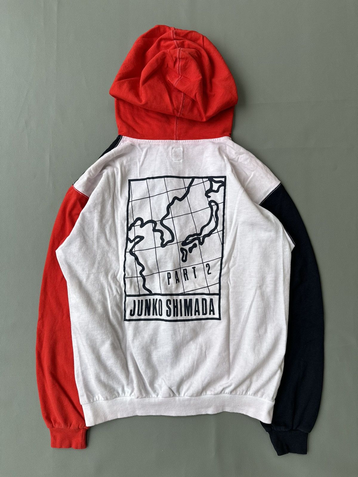 Junko Shimada ARCHIVE JUNKO SHIMADA COLOR BLOCK ZIP HOODIE Size US M / EU 48-50 / 2 - 2 Thumbnail