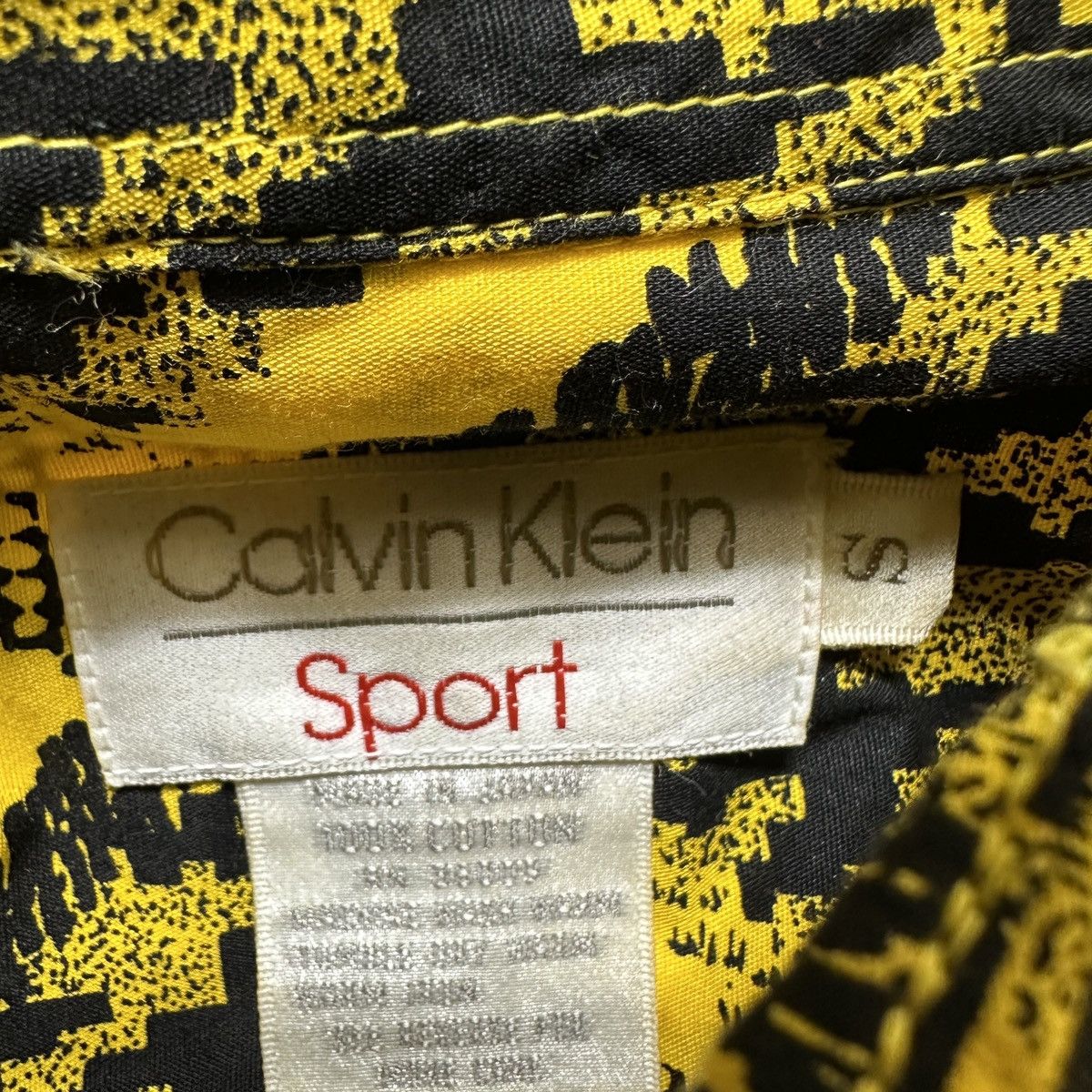 Calvin Klein × Vintage Vintage Calvin Klein Sport shirt Size US S / EU 44-46 / 1 - 4 Thumbnail